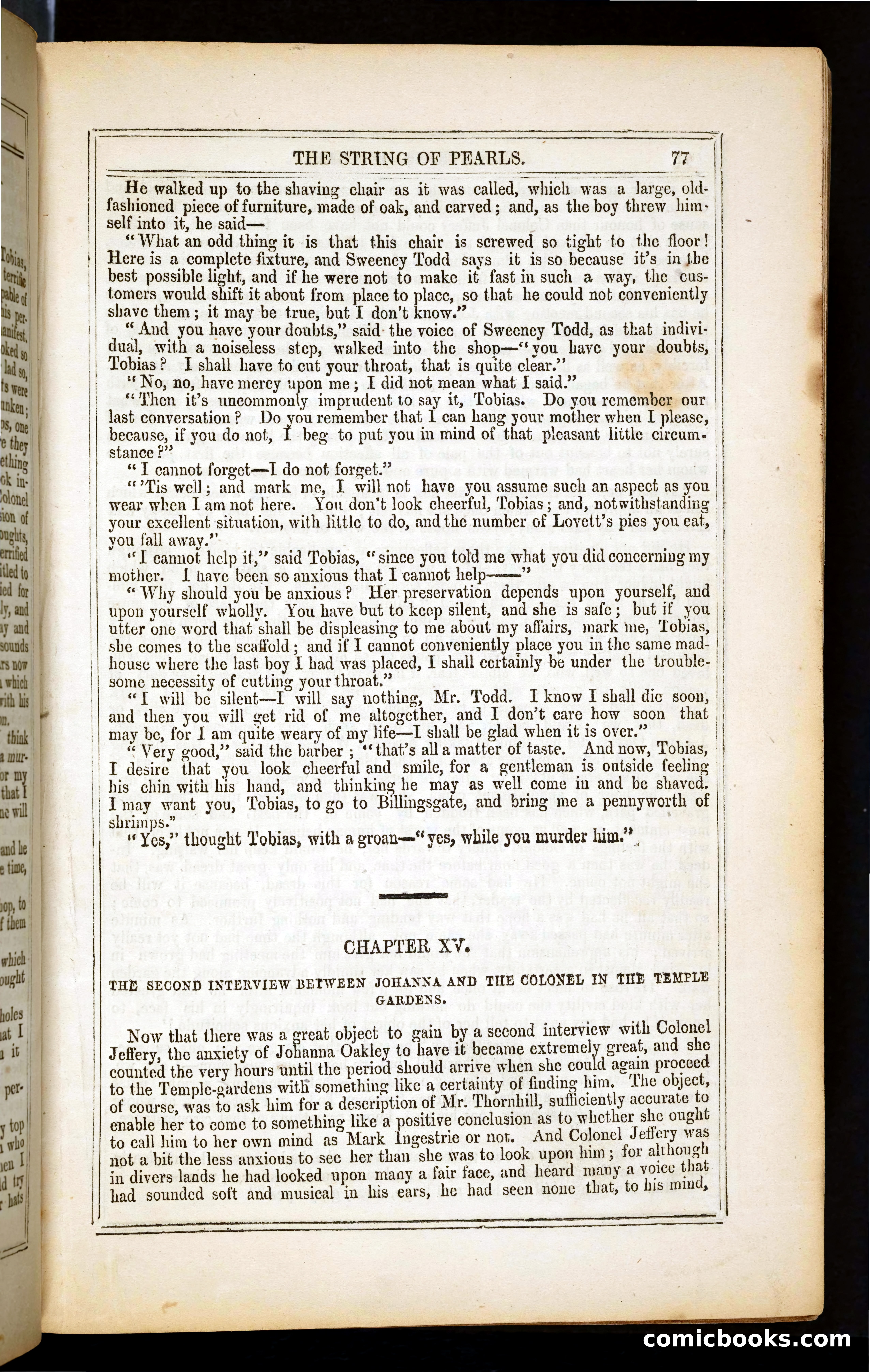The String of Pearls; or, The Barber of Fleet Street — page 85 of 396