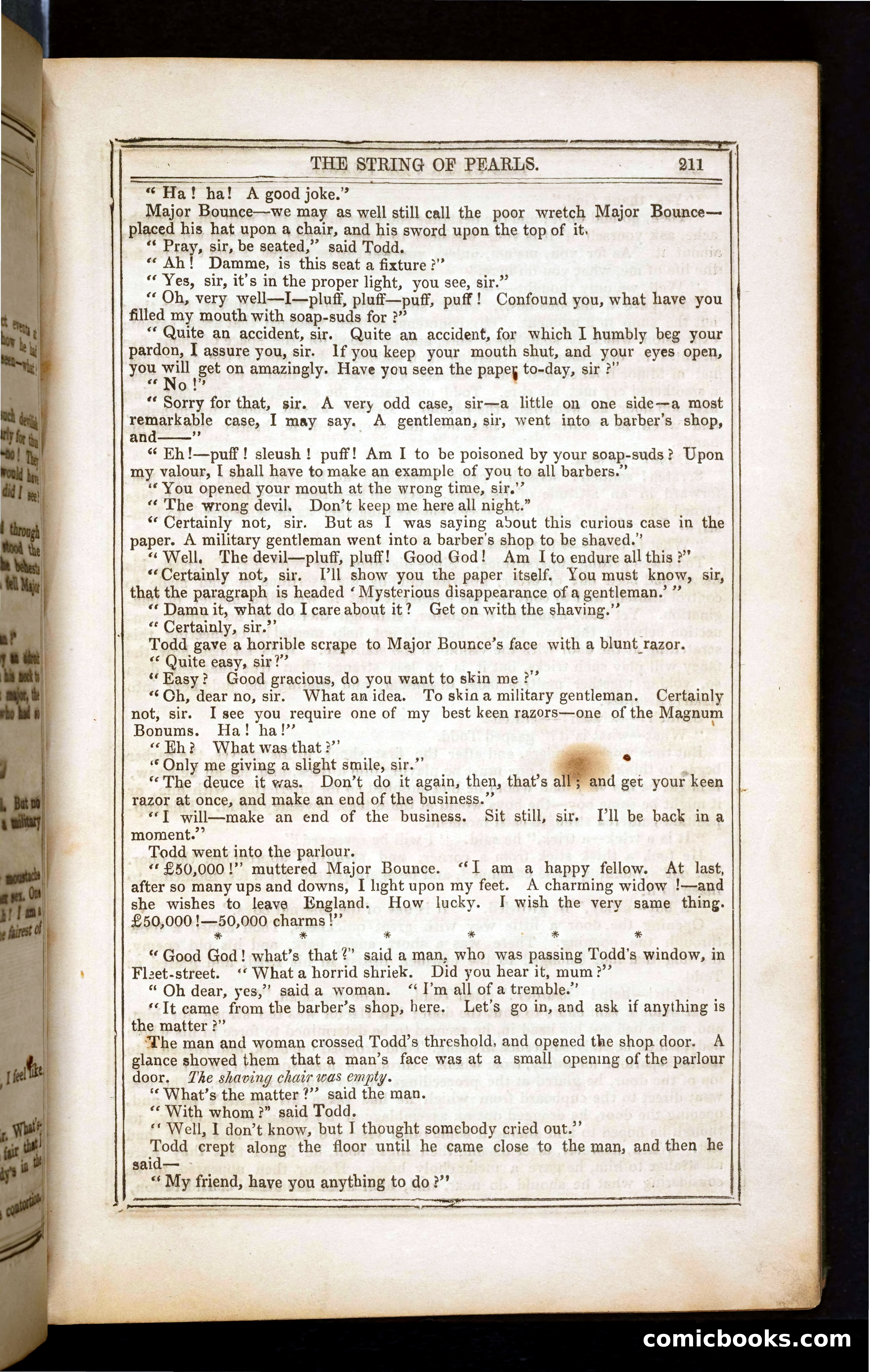 The String of Pearls; or, The Barber of Fleet Street — page 219 of 396