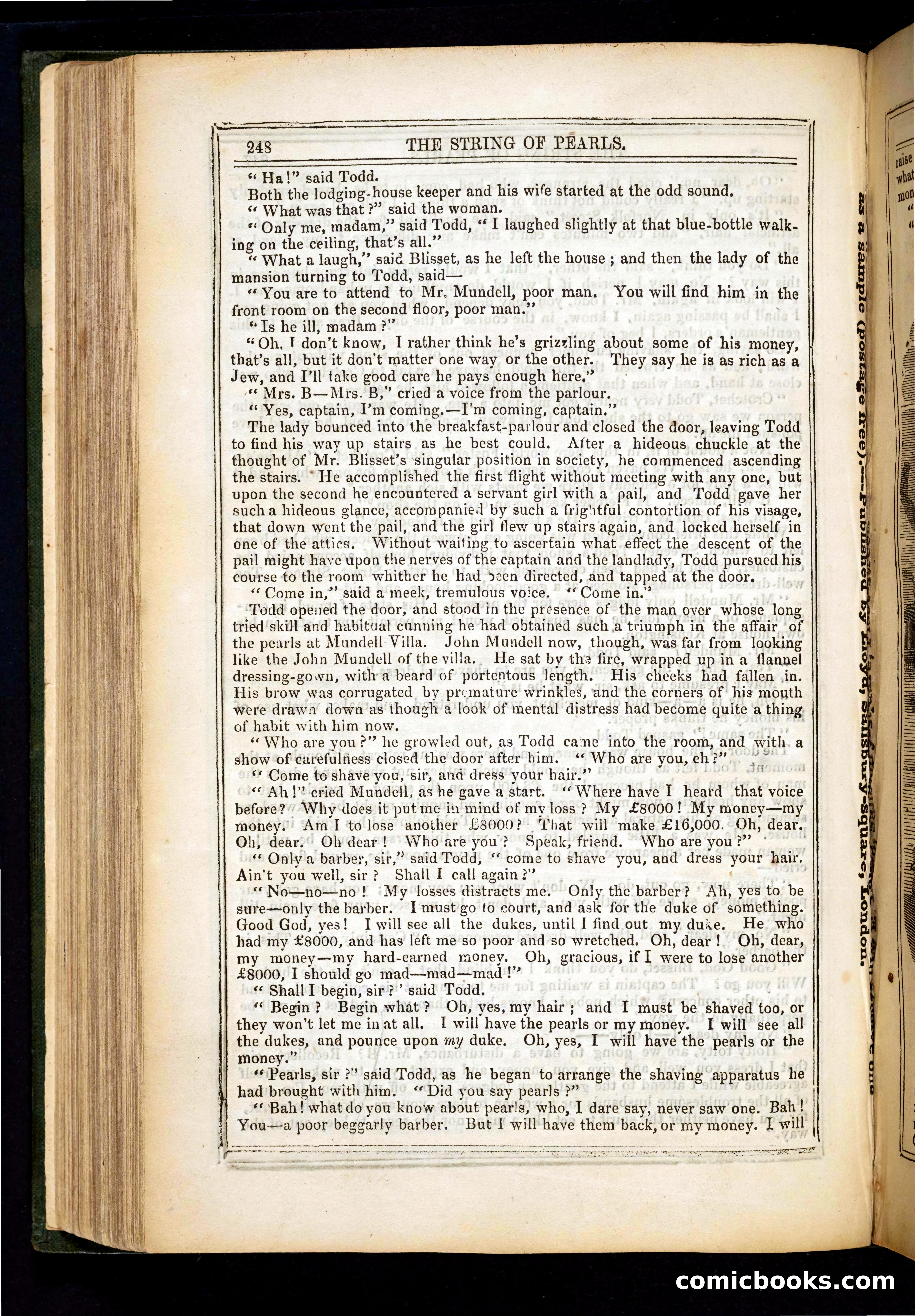 The String of Pearls; or, The Barber of Fleet Street — page 256 of 396