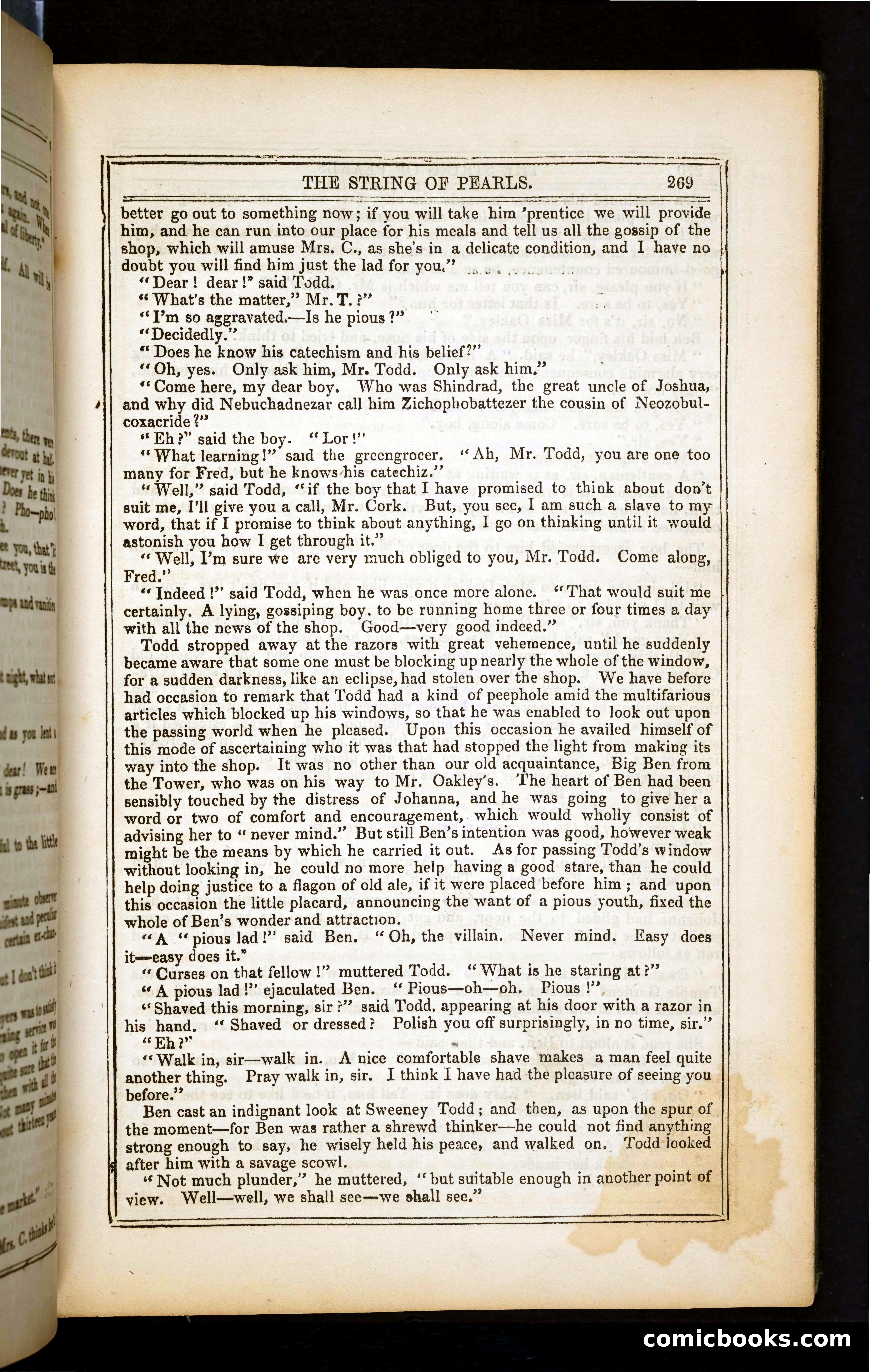 The String of Pearls; or, The Barber of Fleet Street — page 277 of 396