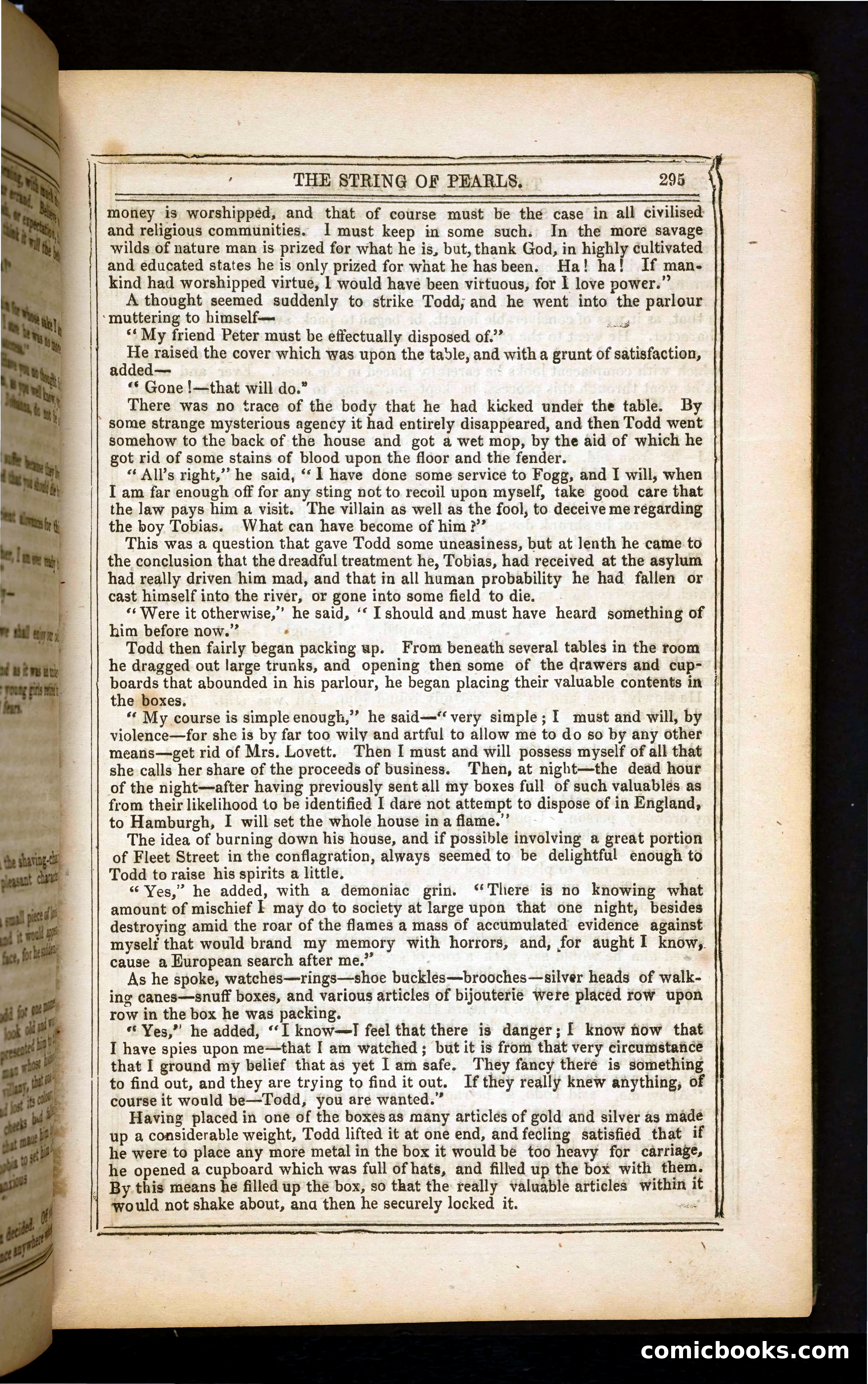 The String of Pearls; or, The Barber of Fleet Street — page 303 of 396