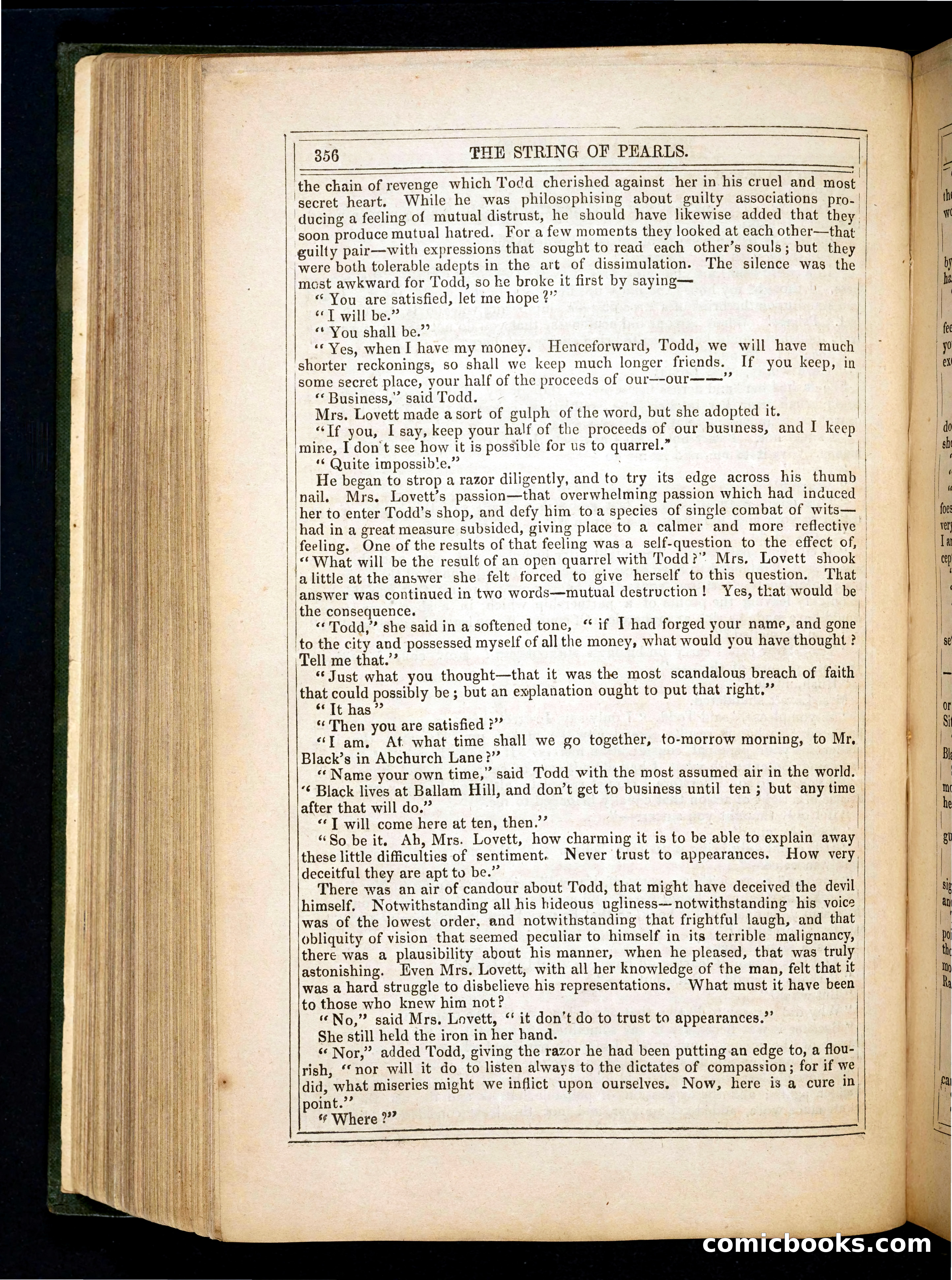 The String of Pearls; or, The Barber of Fleet Street — page 364 of 396