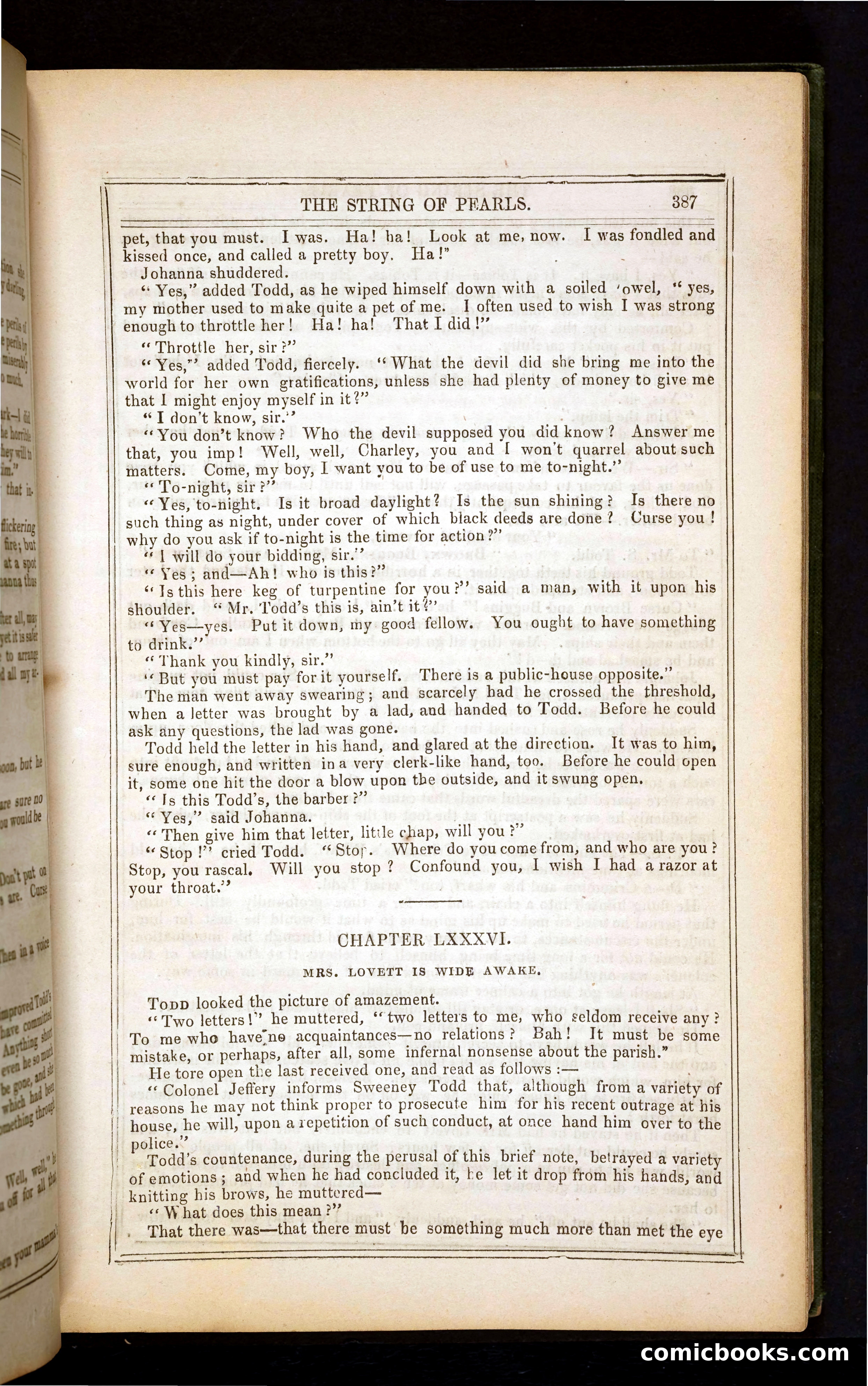 The String of Pearls; or, The Barber of Fleet Street — page 395 of 396