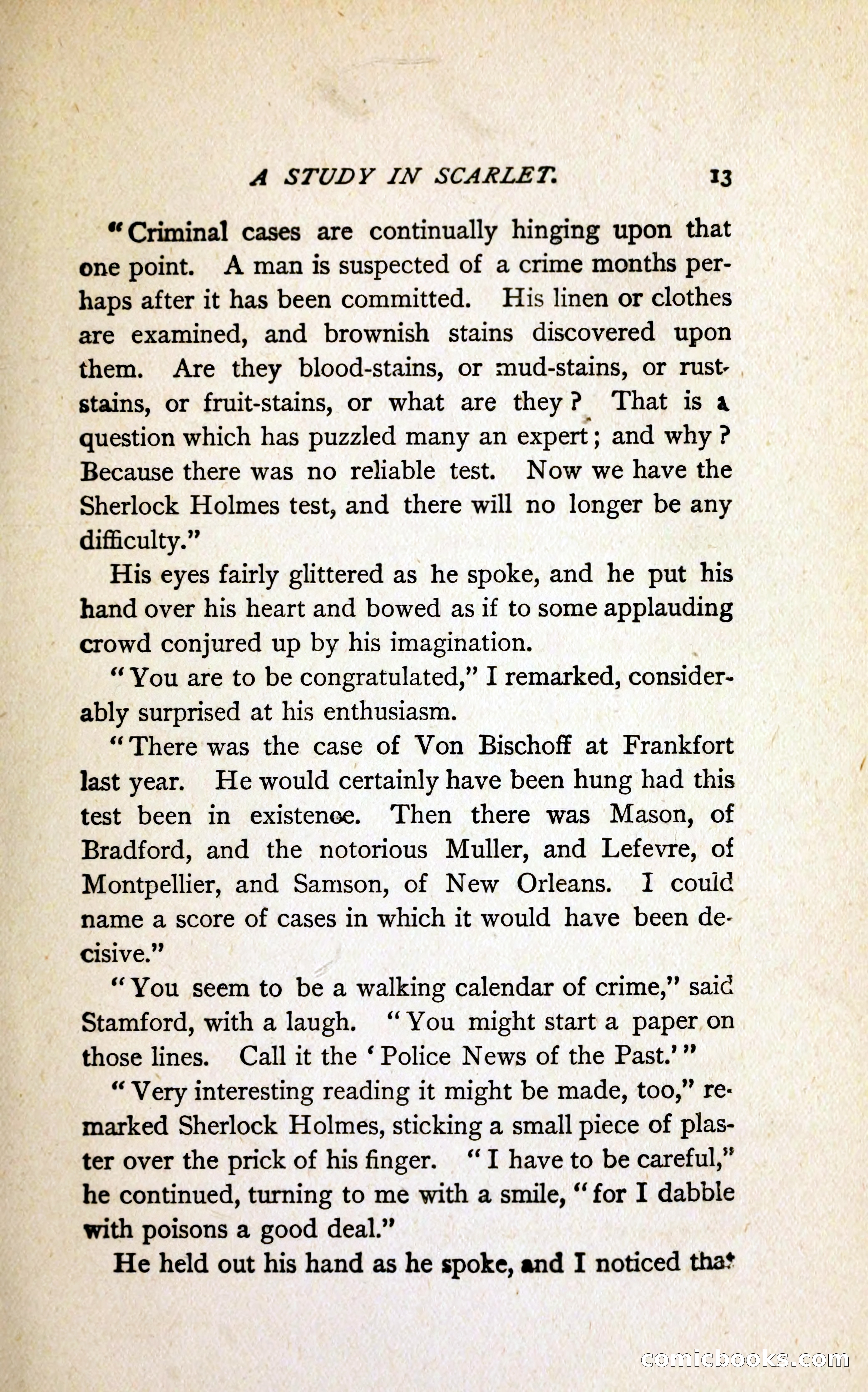 A Study in Scarlet (Serial Edition Cover) — page 21 of 196