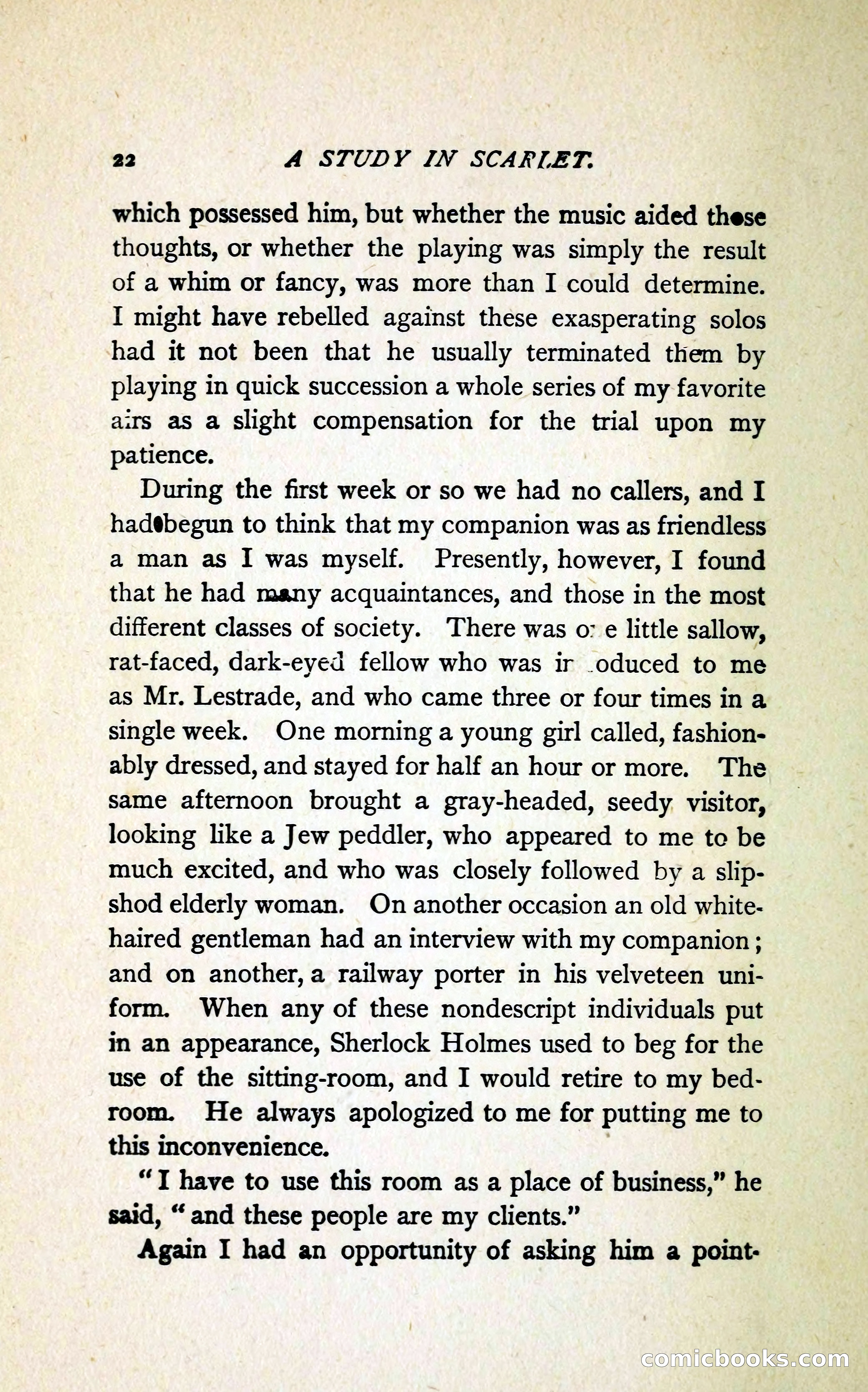 A Study in Scarlet (Serial Edition Cover) — page 30 of 196