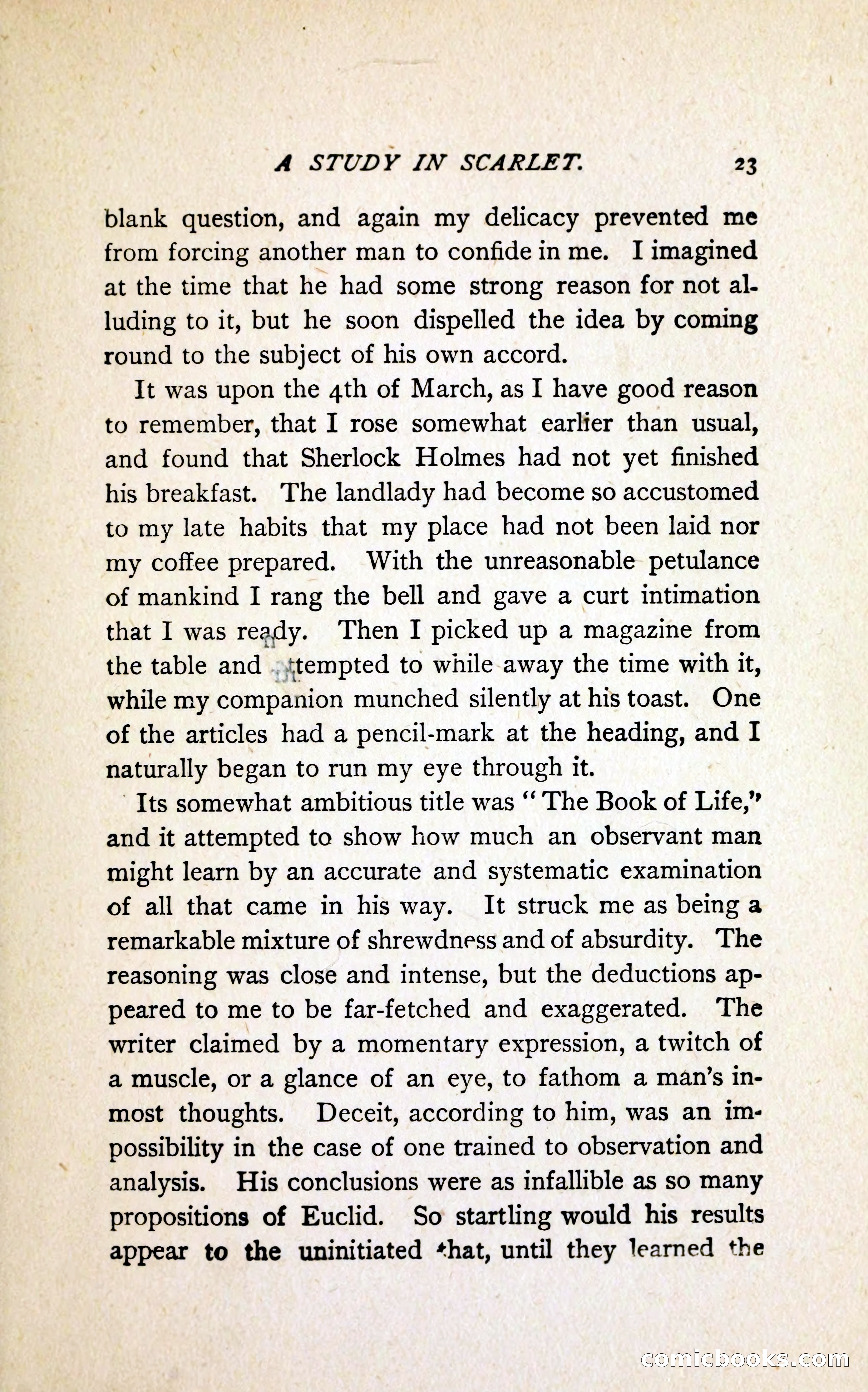 A Study in Scarlet (Serial Edition Cover) — page 31 of 196