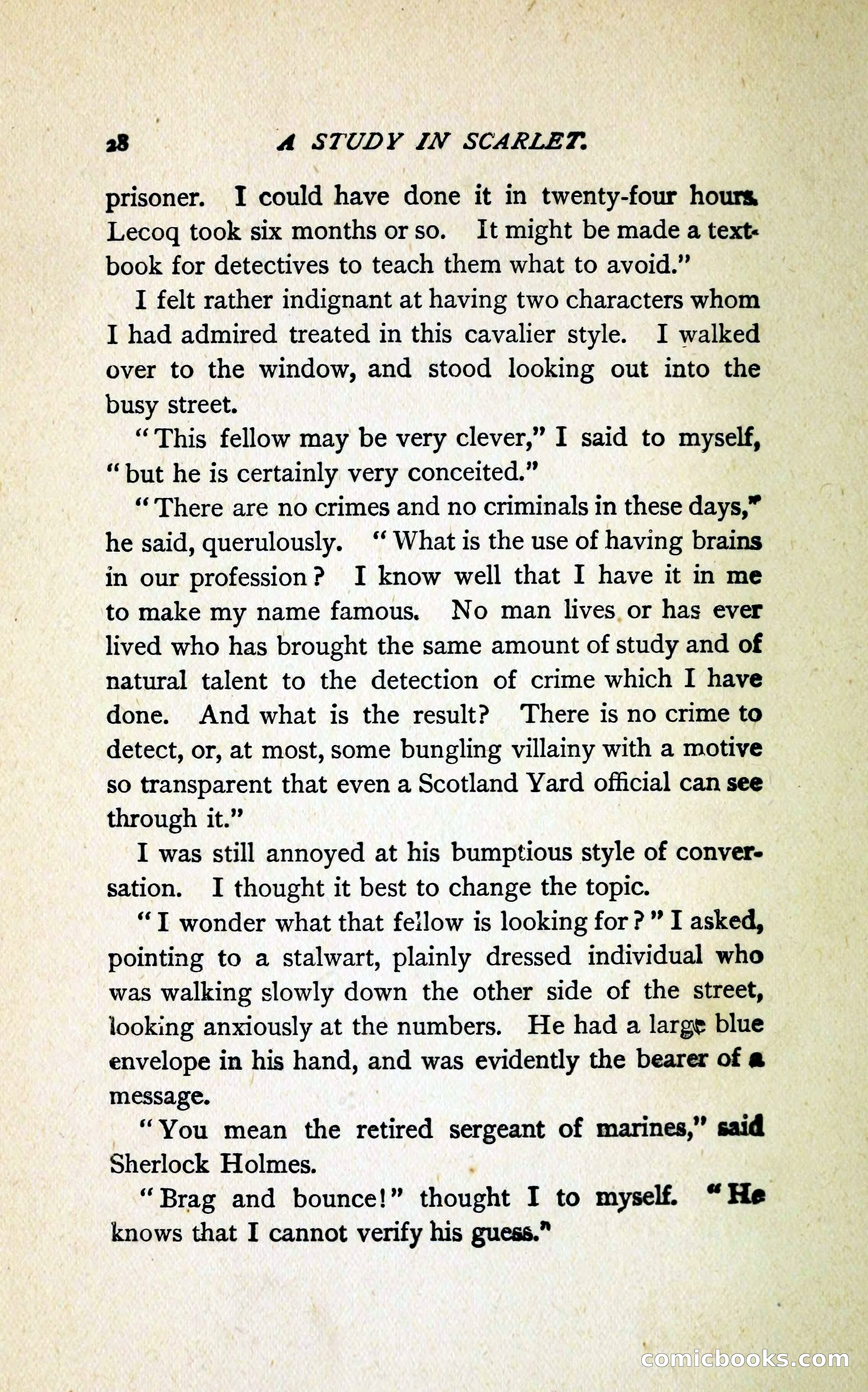 A Study in Scarlet (Serial Edition Cover) — page 36 of 196