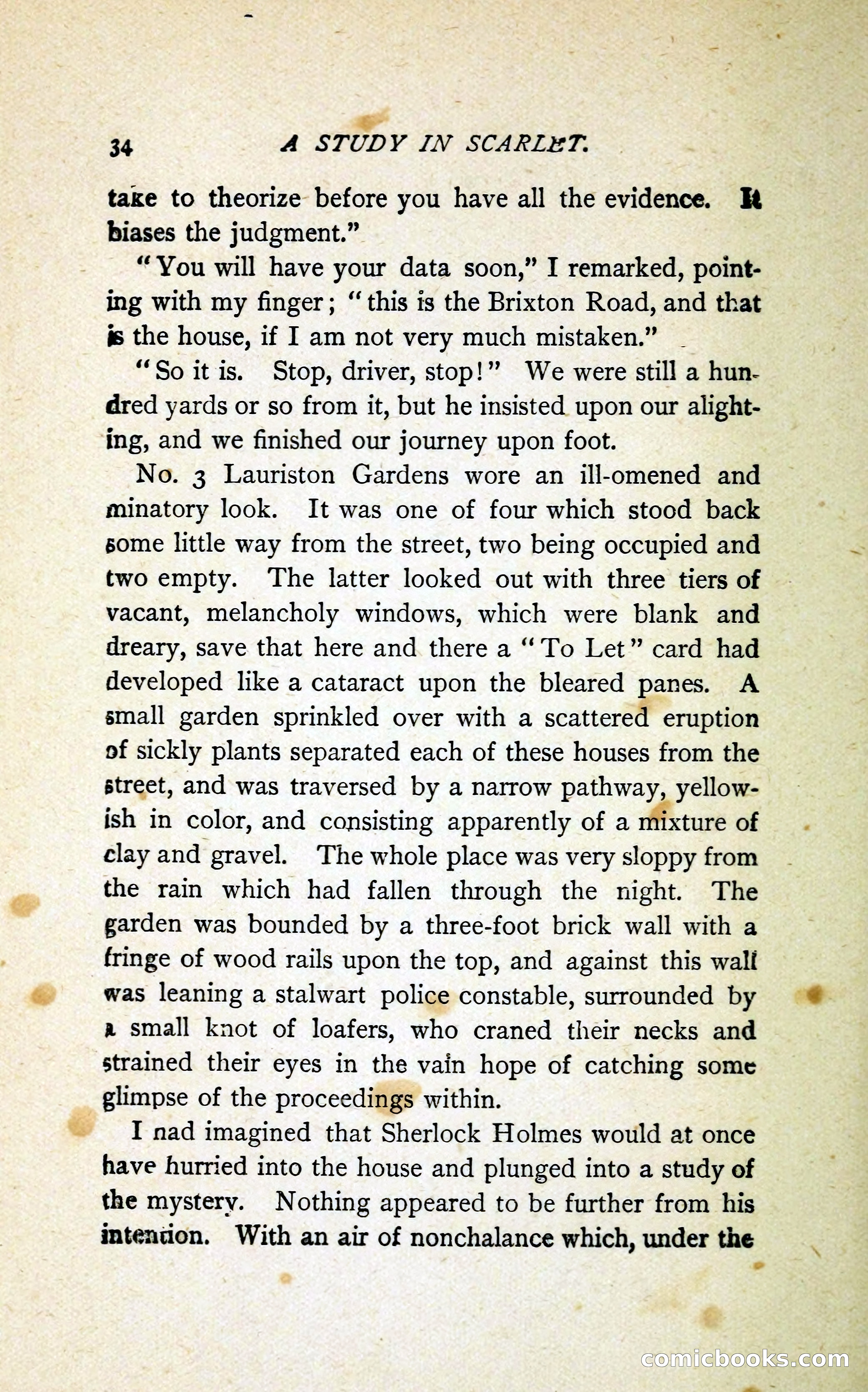 A Study in Scarlet (Serial Edition Cover) — page 42 of 196