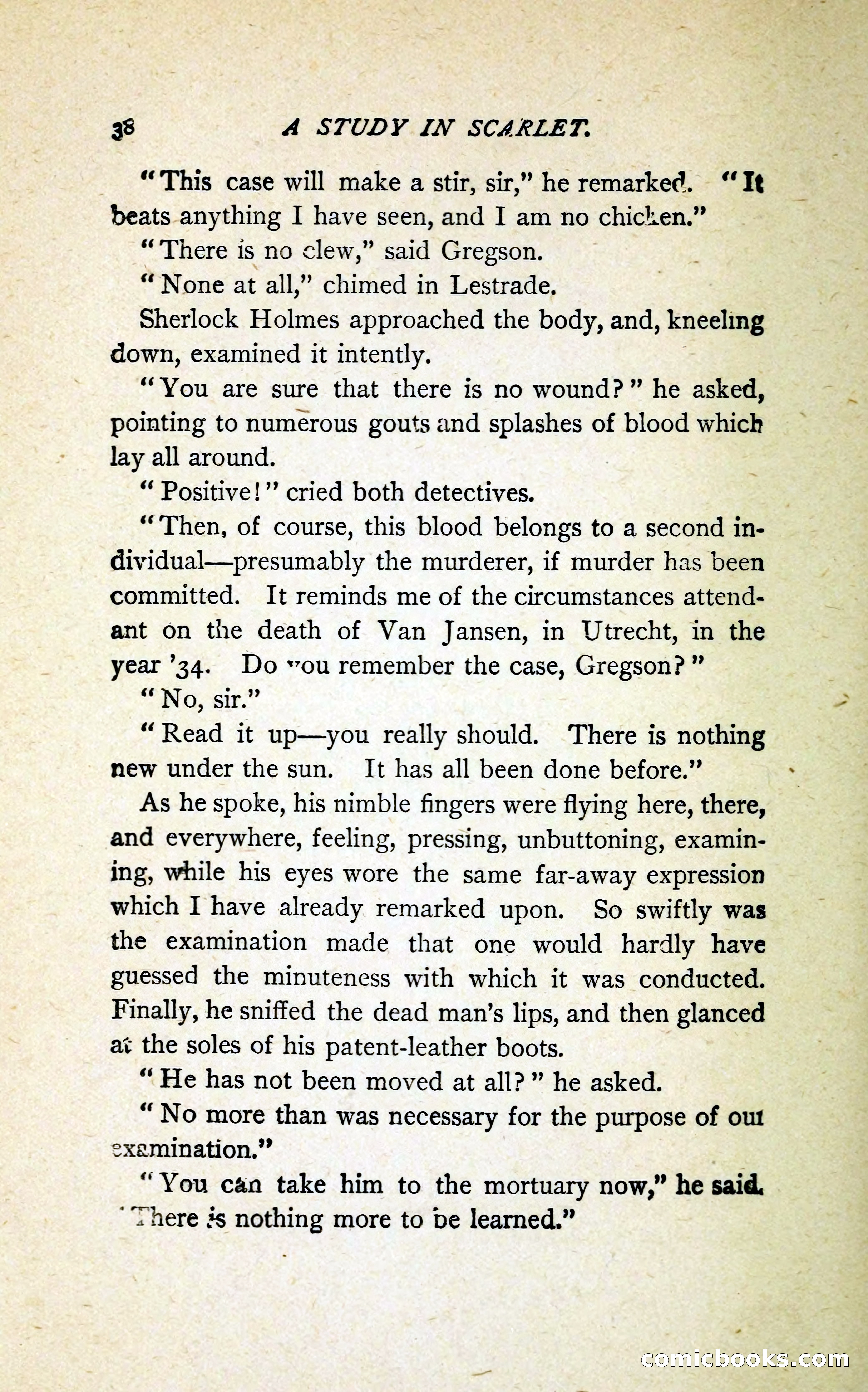 A Study in Scarlet (Serial Edition Cover) — page 46 of 196