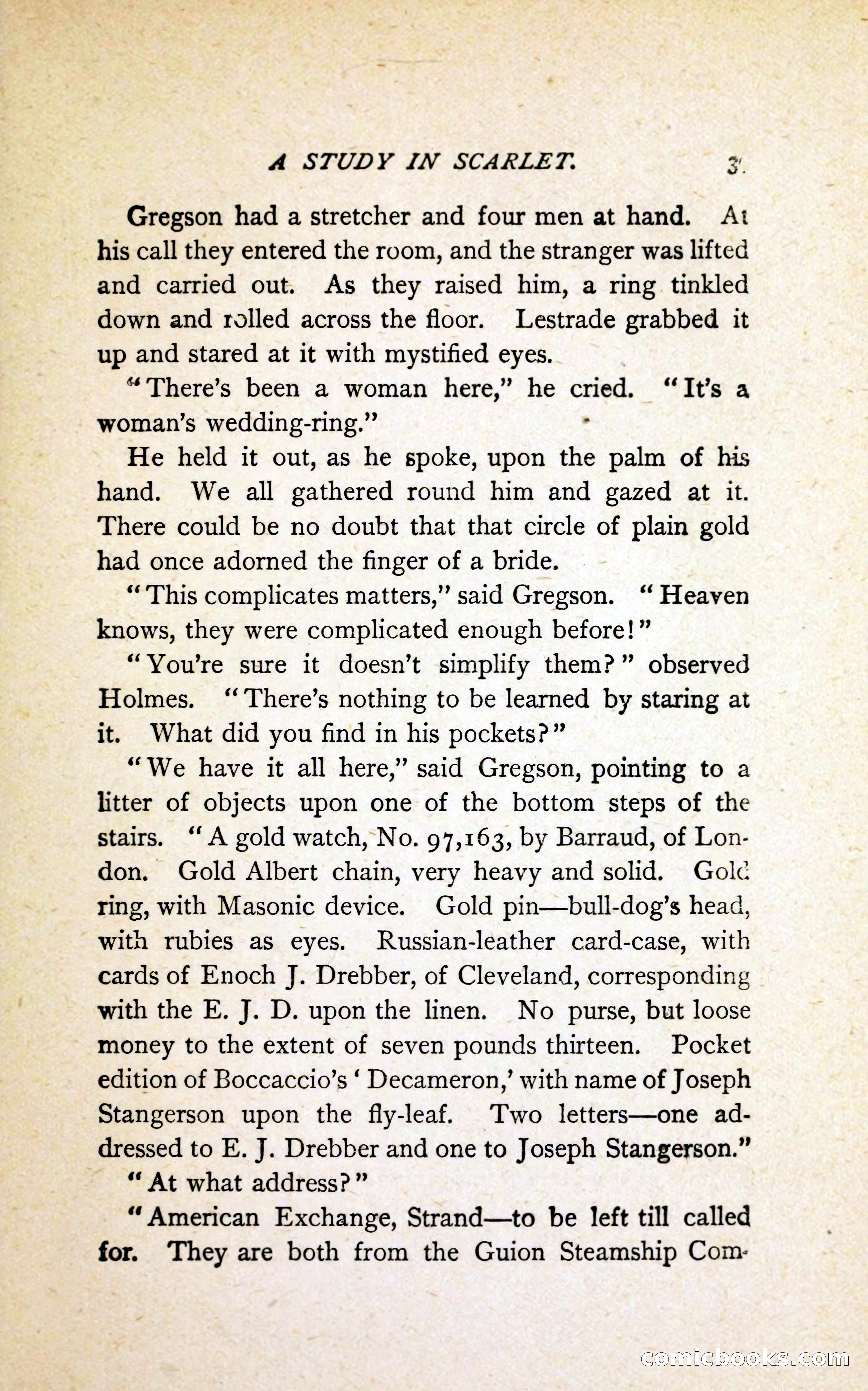 A Study in Scarlet (Serial Edition Cover) — page 47 of 196