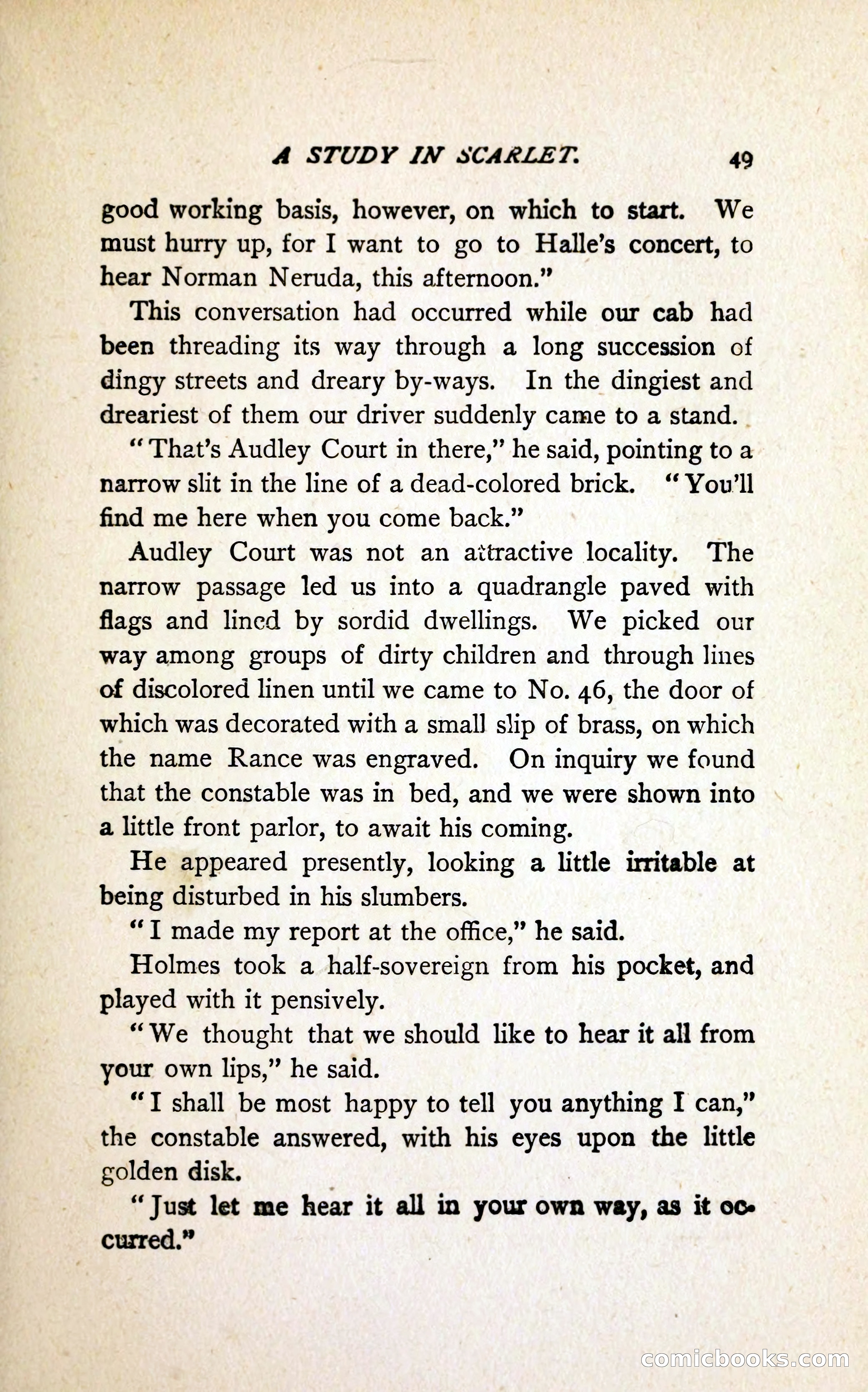 A Study in Scarlet (Serial Edition Cover) — page 57 of 196