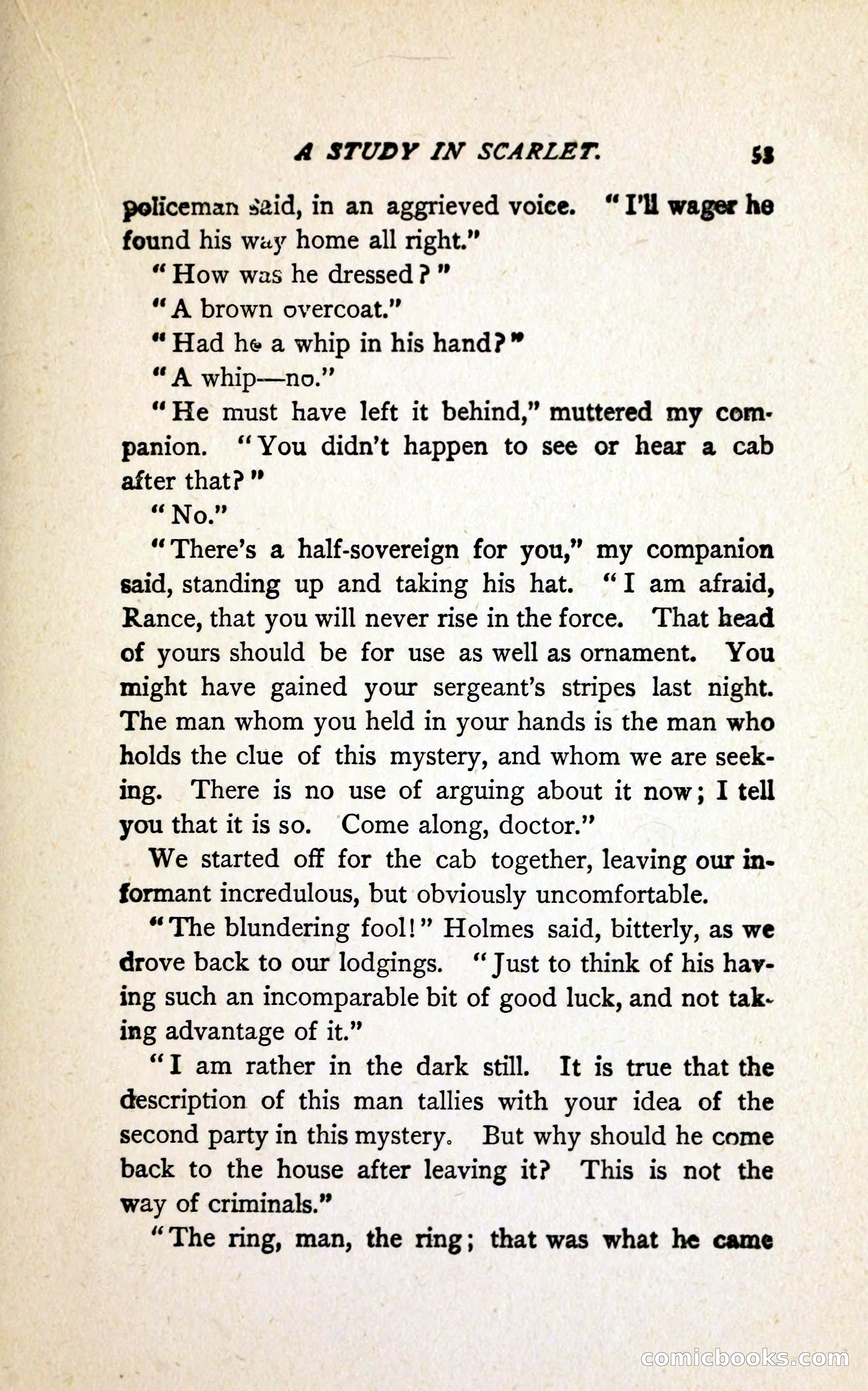 A Study in Scarlet (Serial Edition Cover) — page 61 of 196