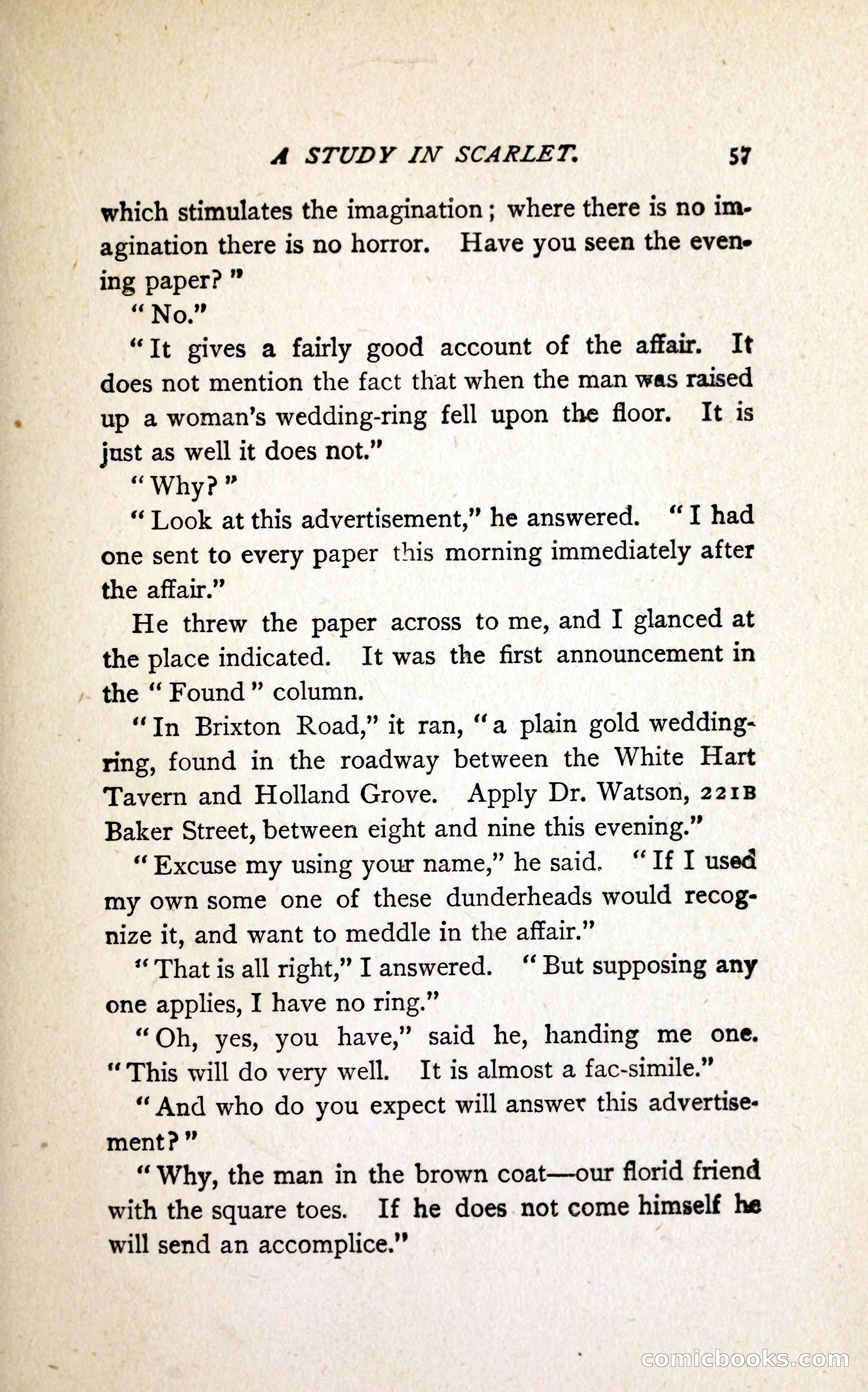 A Study in Scarlet (Serial Edition Cover) — page 65 of 196