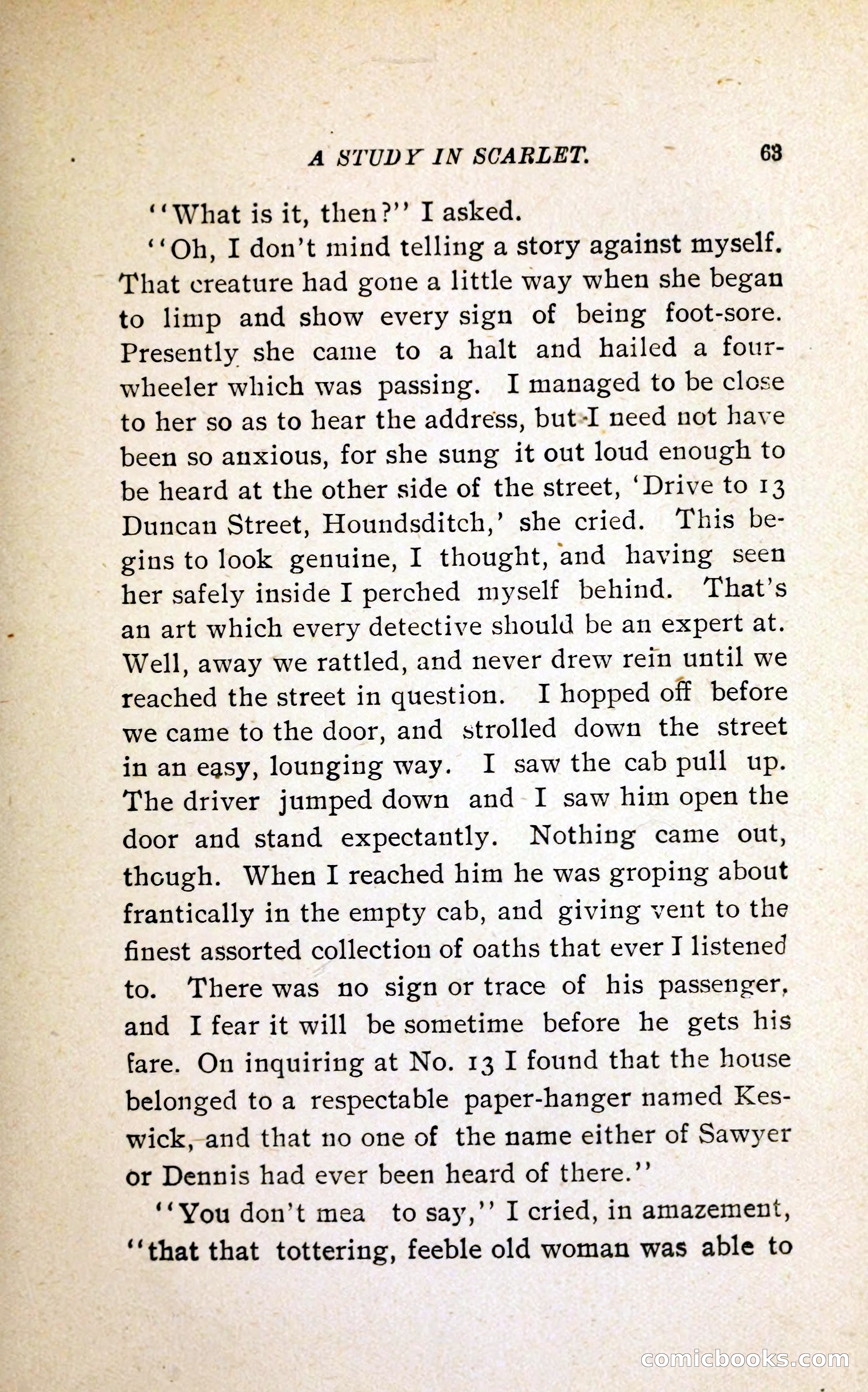 A Study in Scarlet (Serial Edition Cover) — page 71 of 196