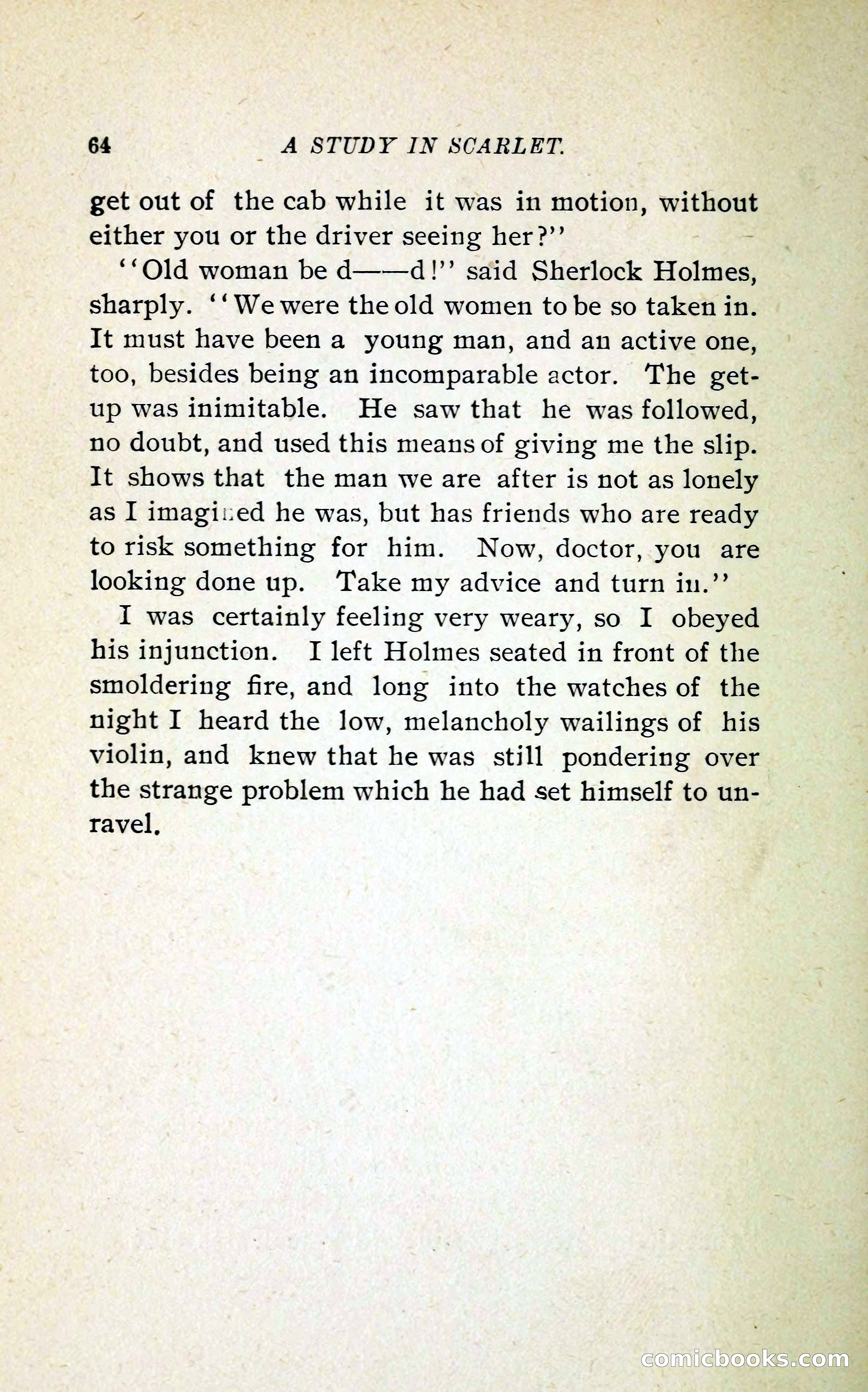 A Study in Scarlet (Serial Edition Cover) — page 72 of 196