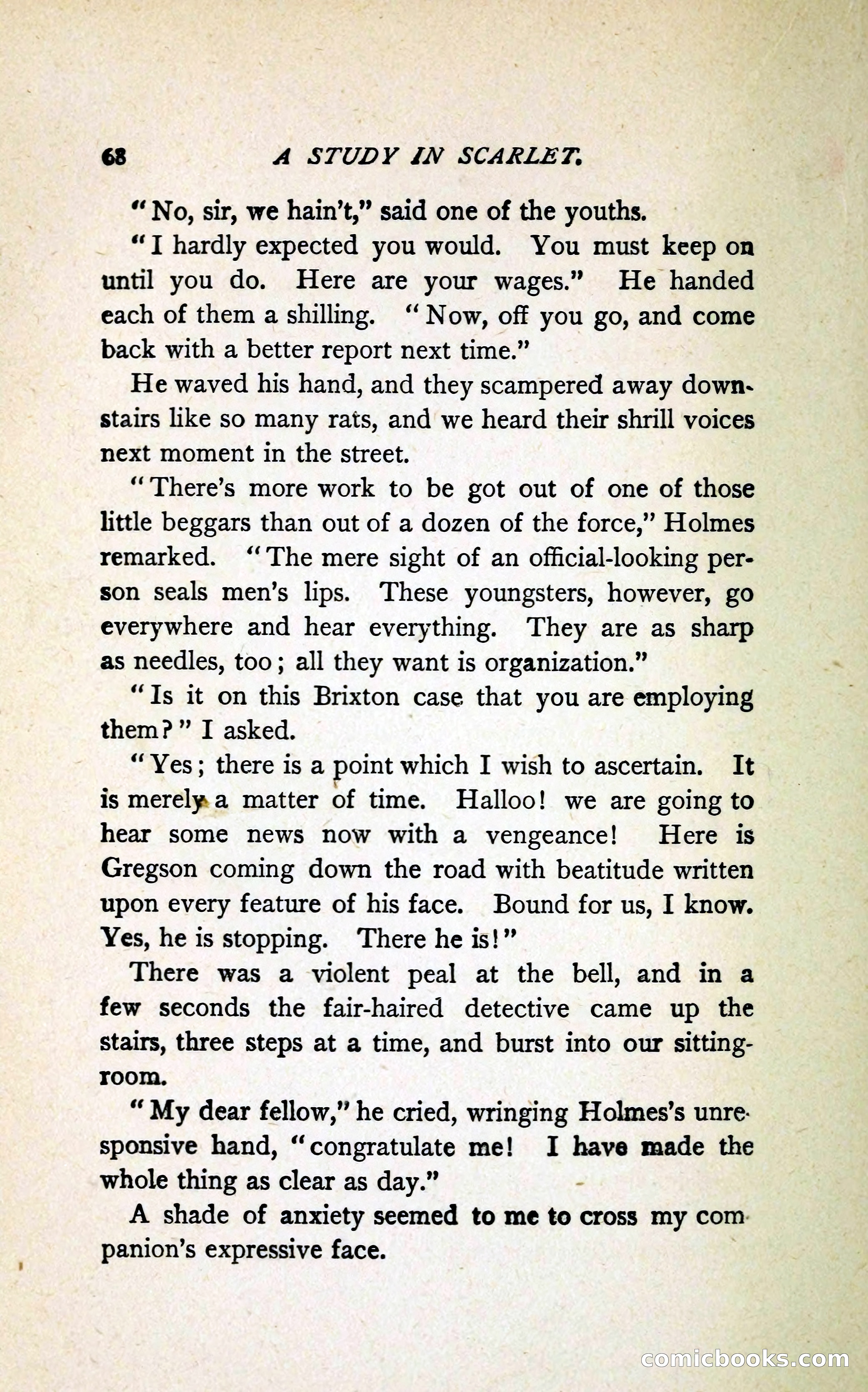 A Study in Scarlet (Serial Edition Cover) — page 76 of 196