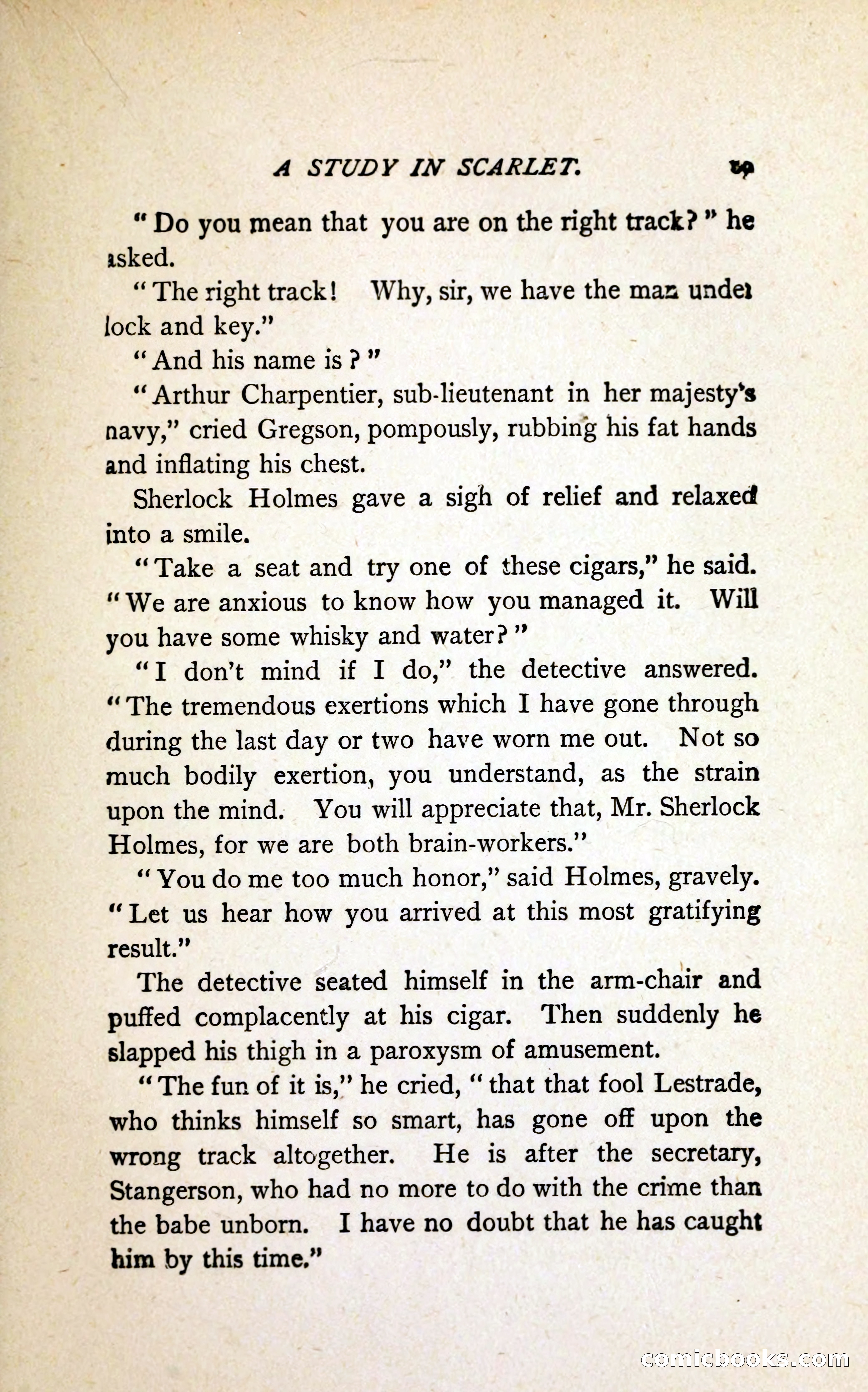 A Study in Scarlet (Serial Edition Cover) — page 77 of 196