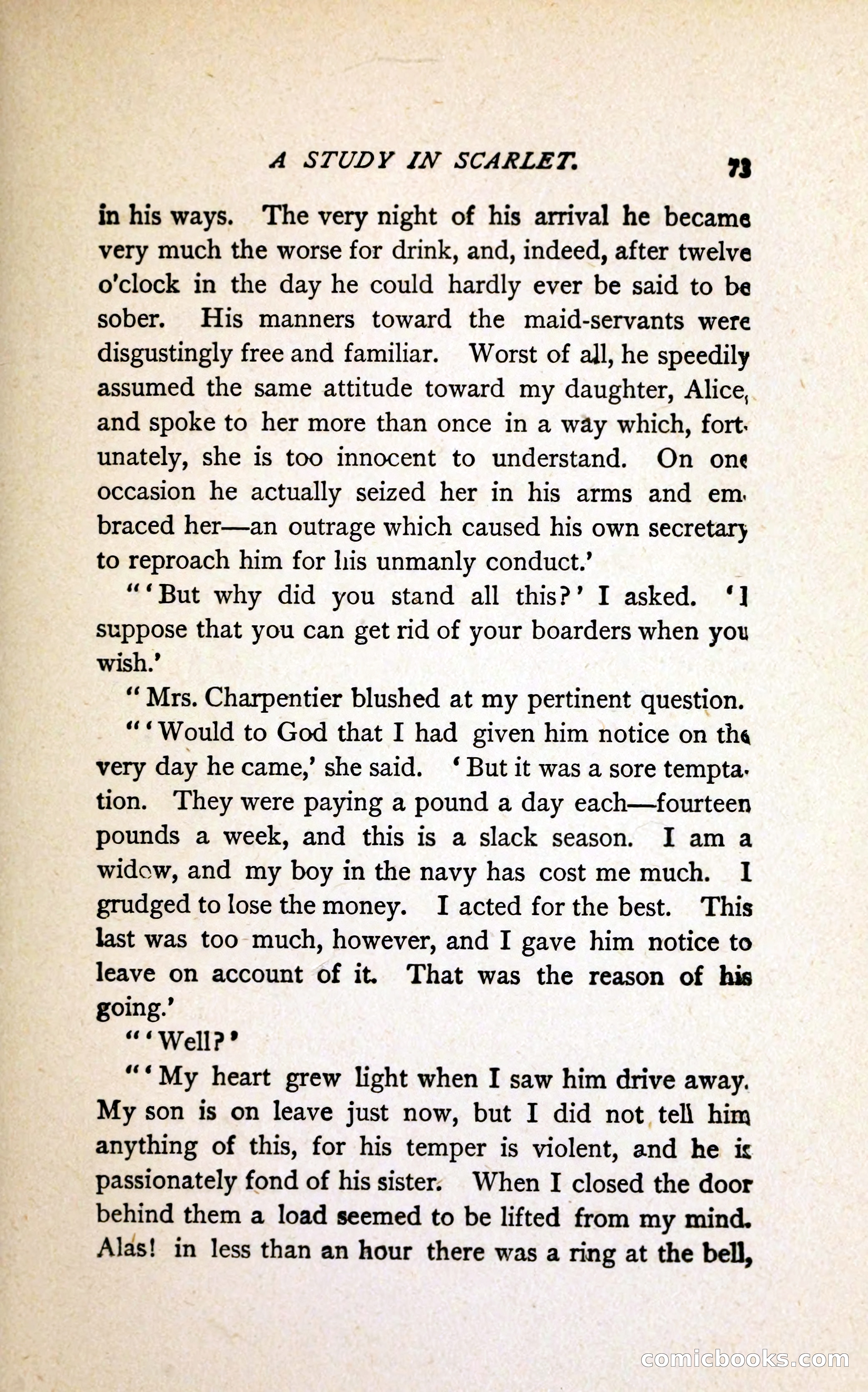 A Study in Scarlet (Serial Edition Cover) — page 81 of 196
