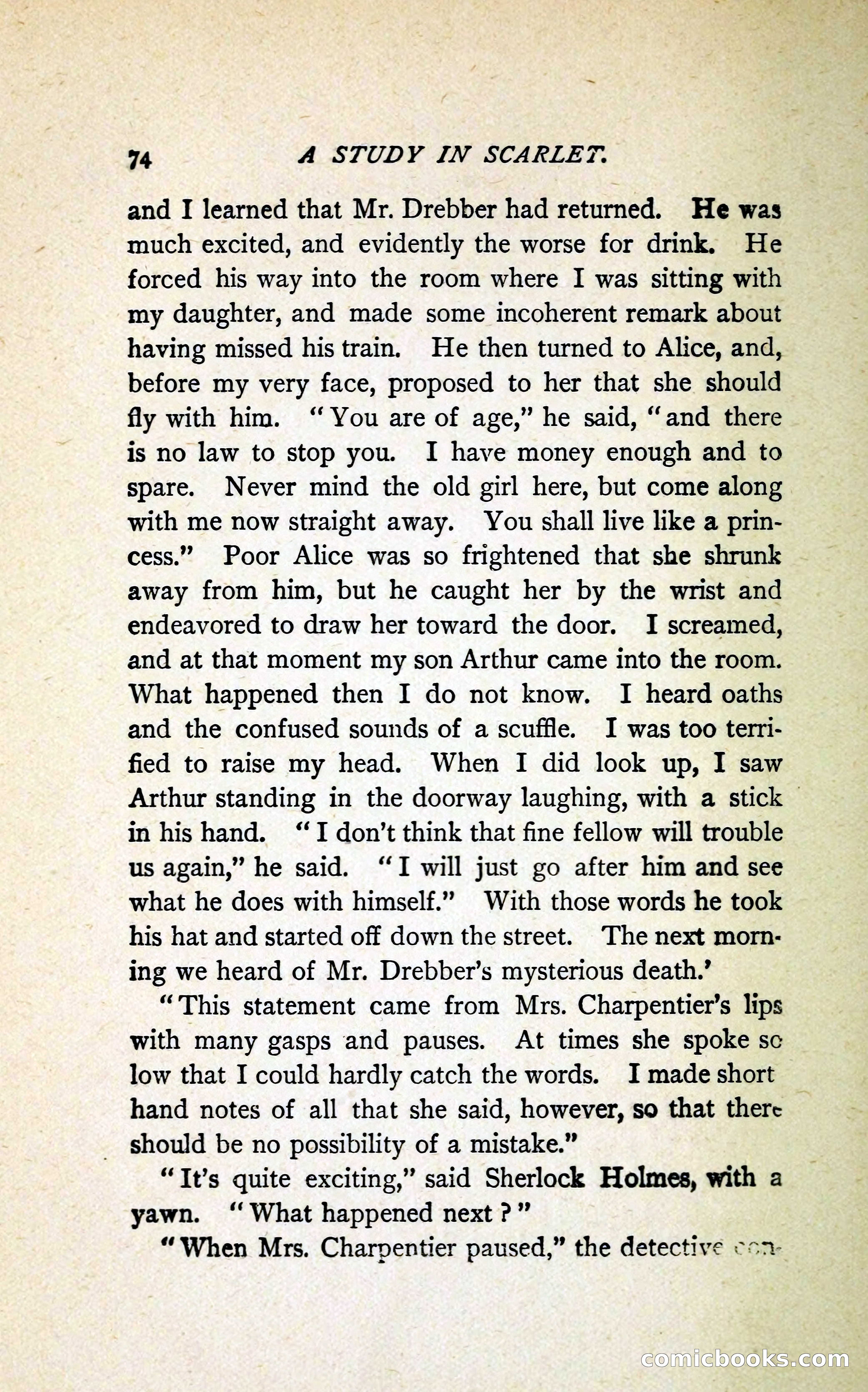 A Study in Scarlet (Serial Edition Cover) — page 82 of 196