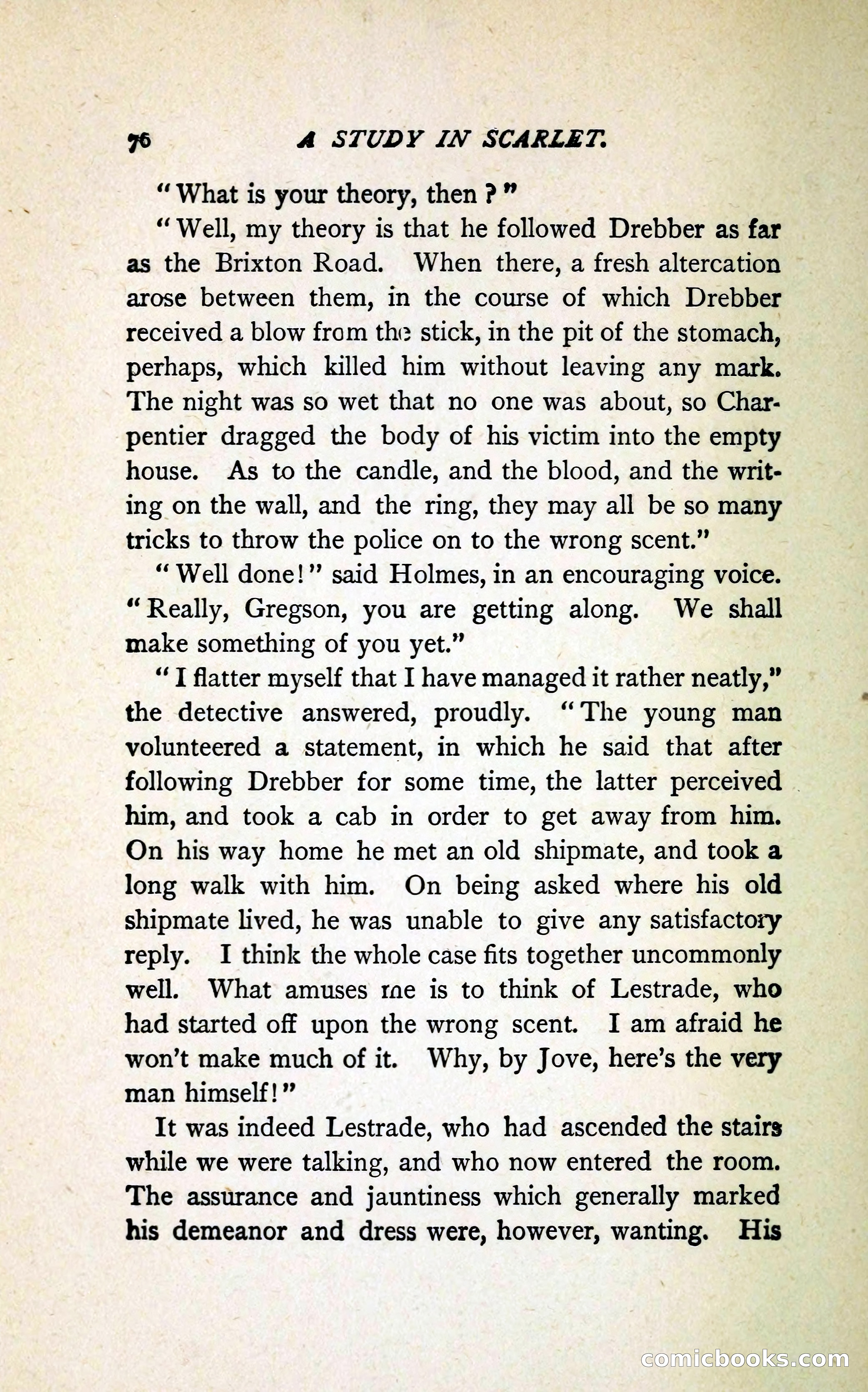 A Study in Scarlet (Serial Edition Cover) — page 84 of 196