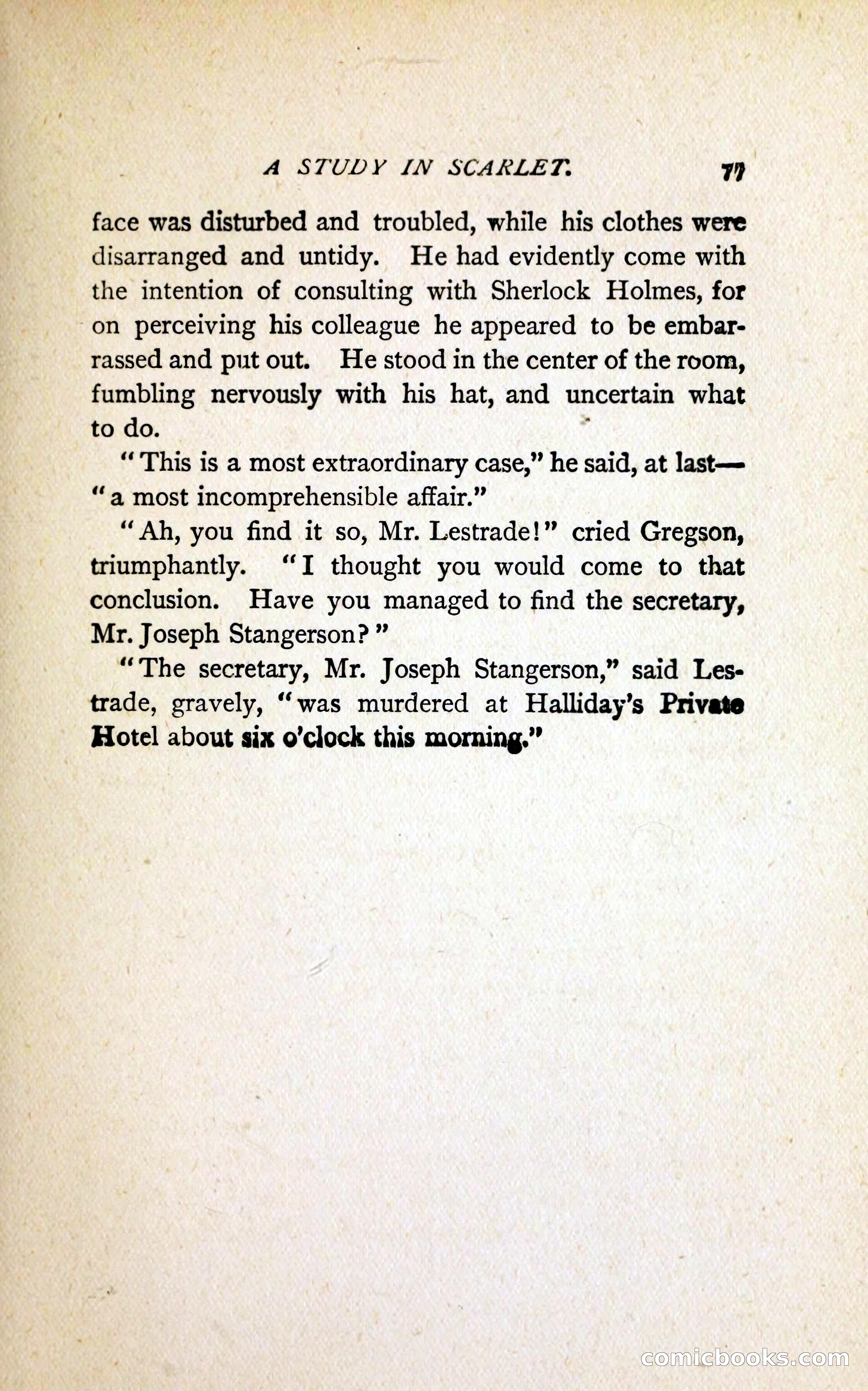 A Study in Scarlet (Serial Edition Cover) — page 85 of 196