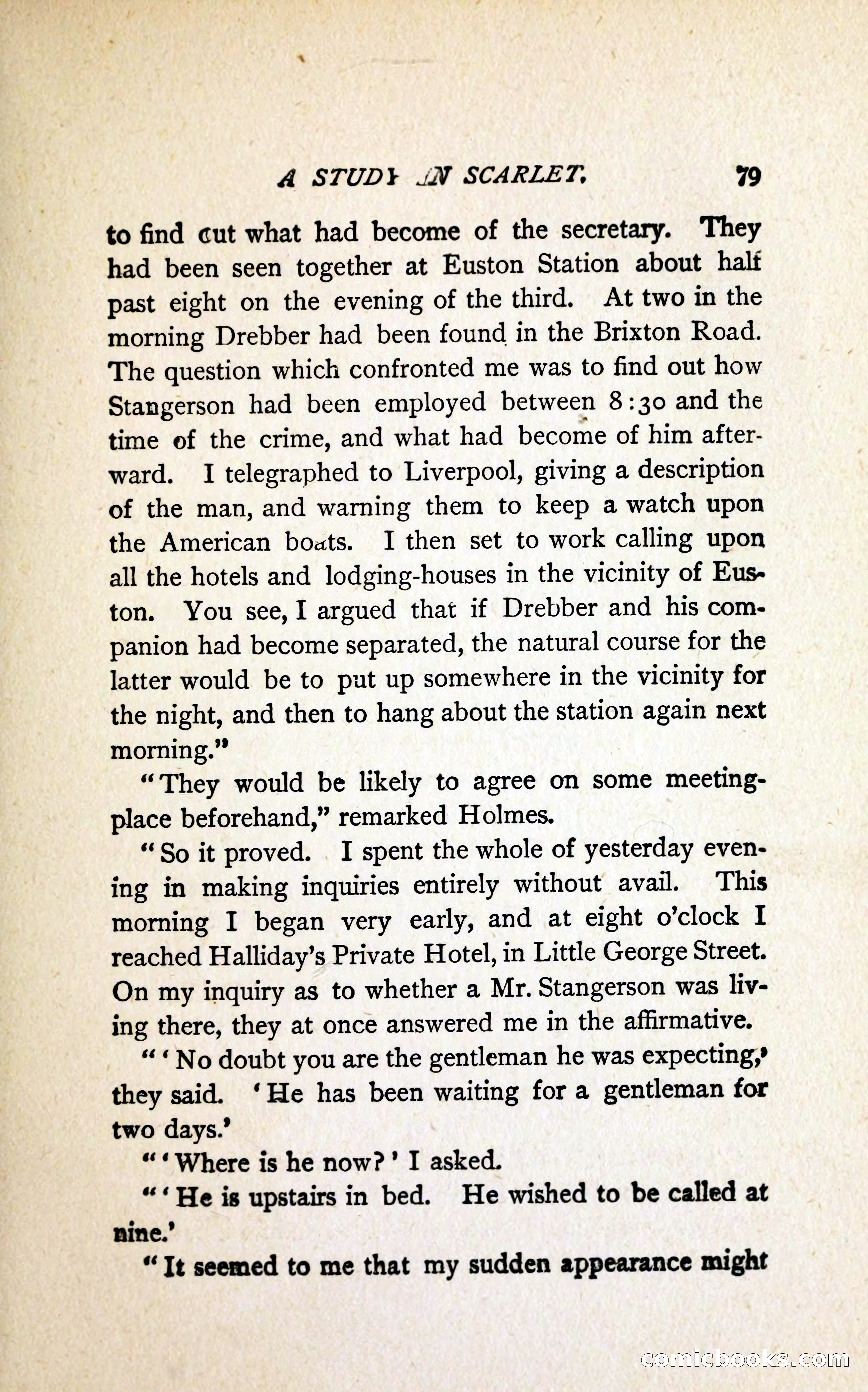 A Study in Scarlet (Serial Edition Cover) — page 87 of 196