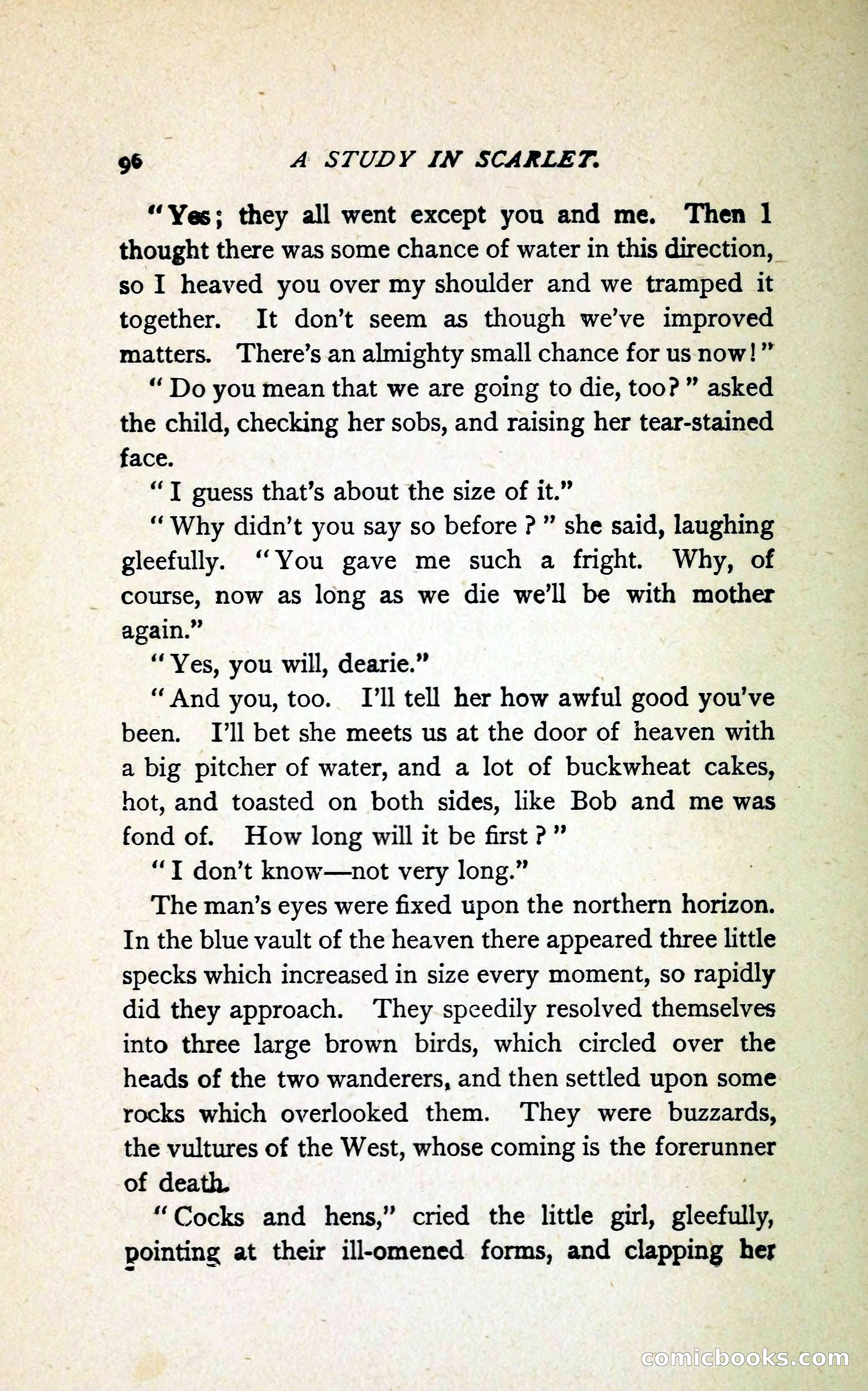 A Study in Scarlet (Serial Edition Cover) — page 104 of 196