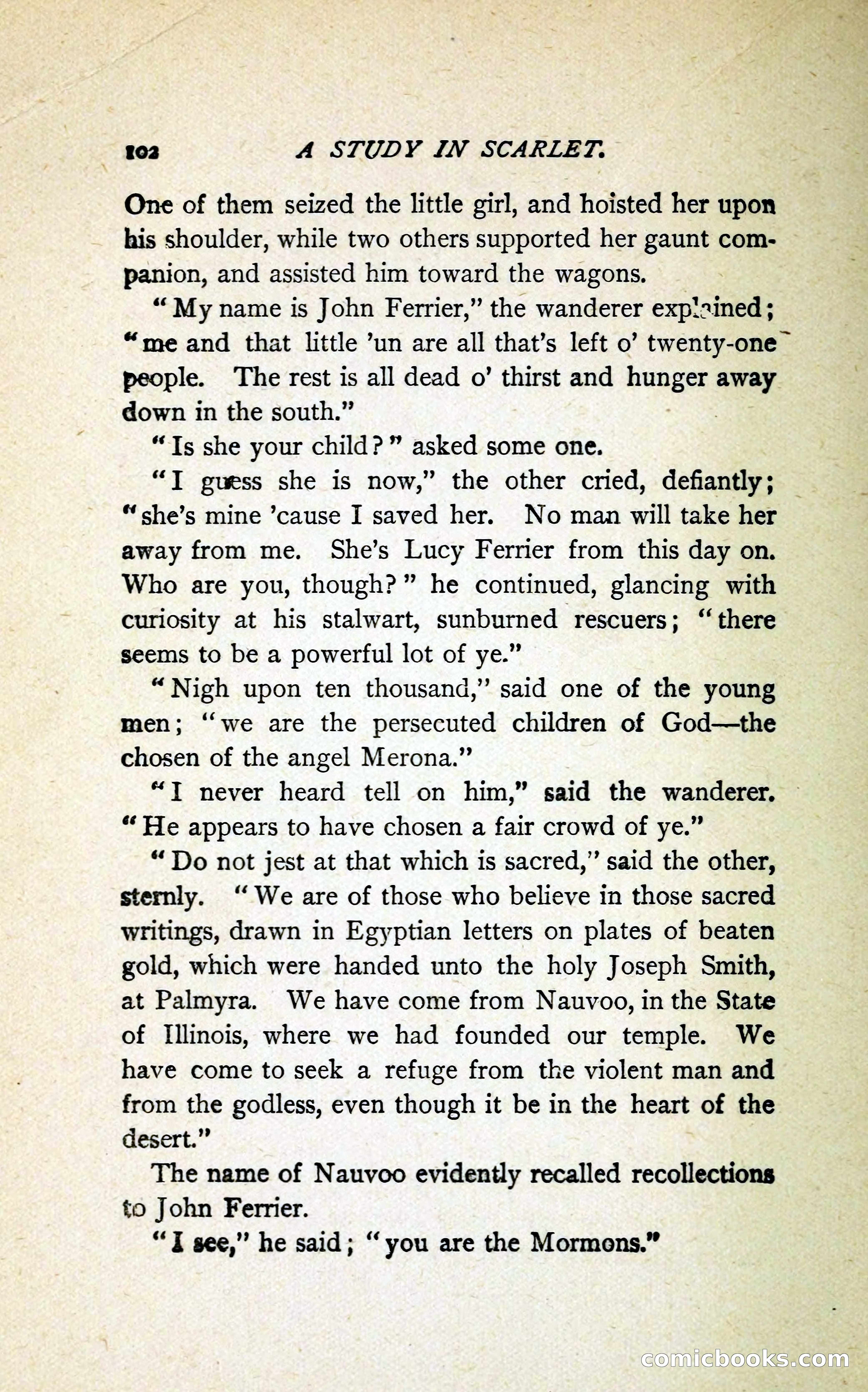 A Study in Scarlet (Serial Edition Cover) — page 110 of 196