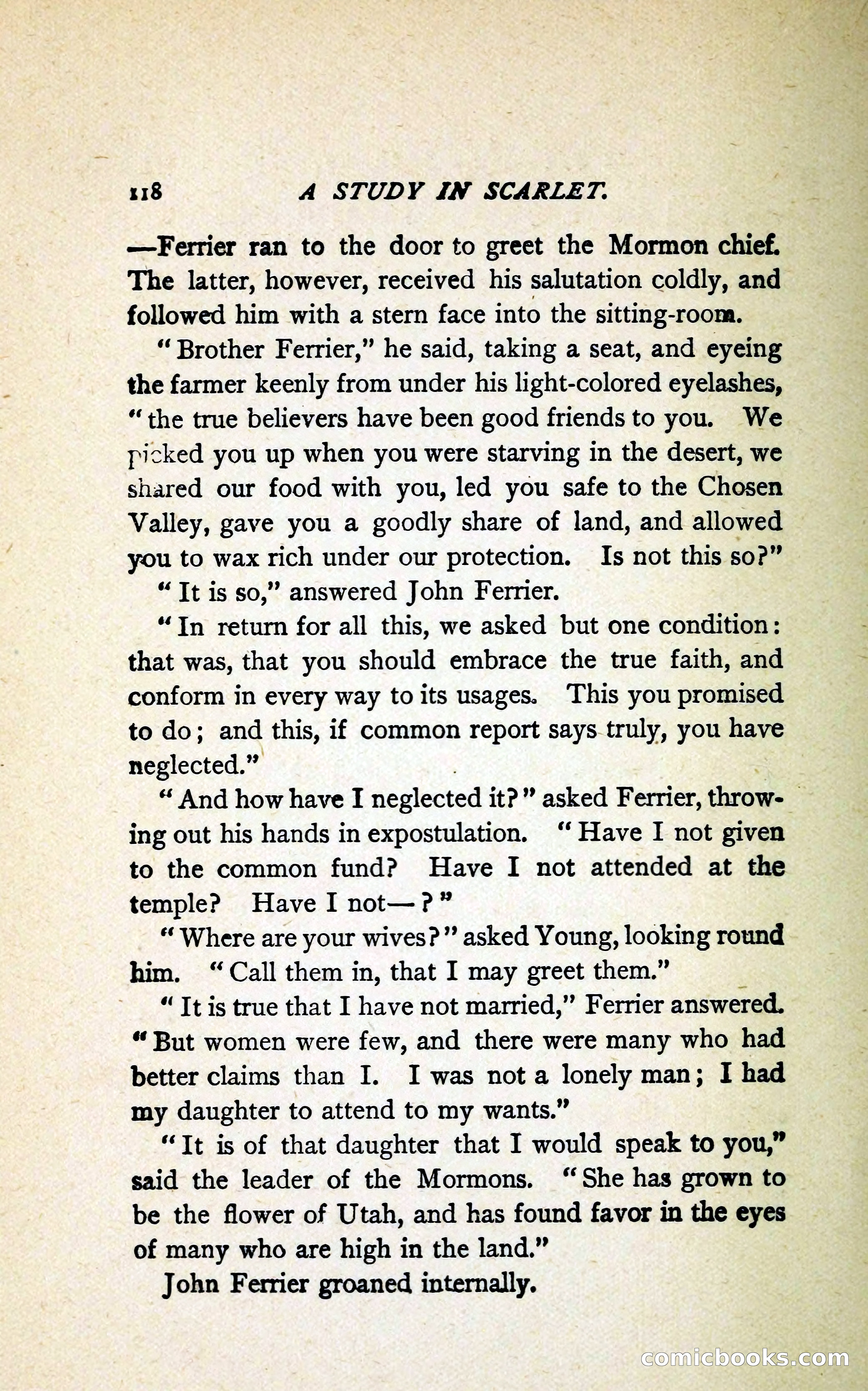 A Study in Scarlet (Serial Edition Cover) — page 126 of 196