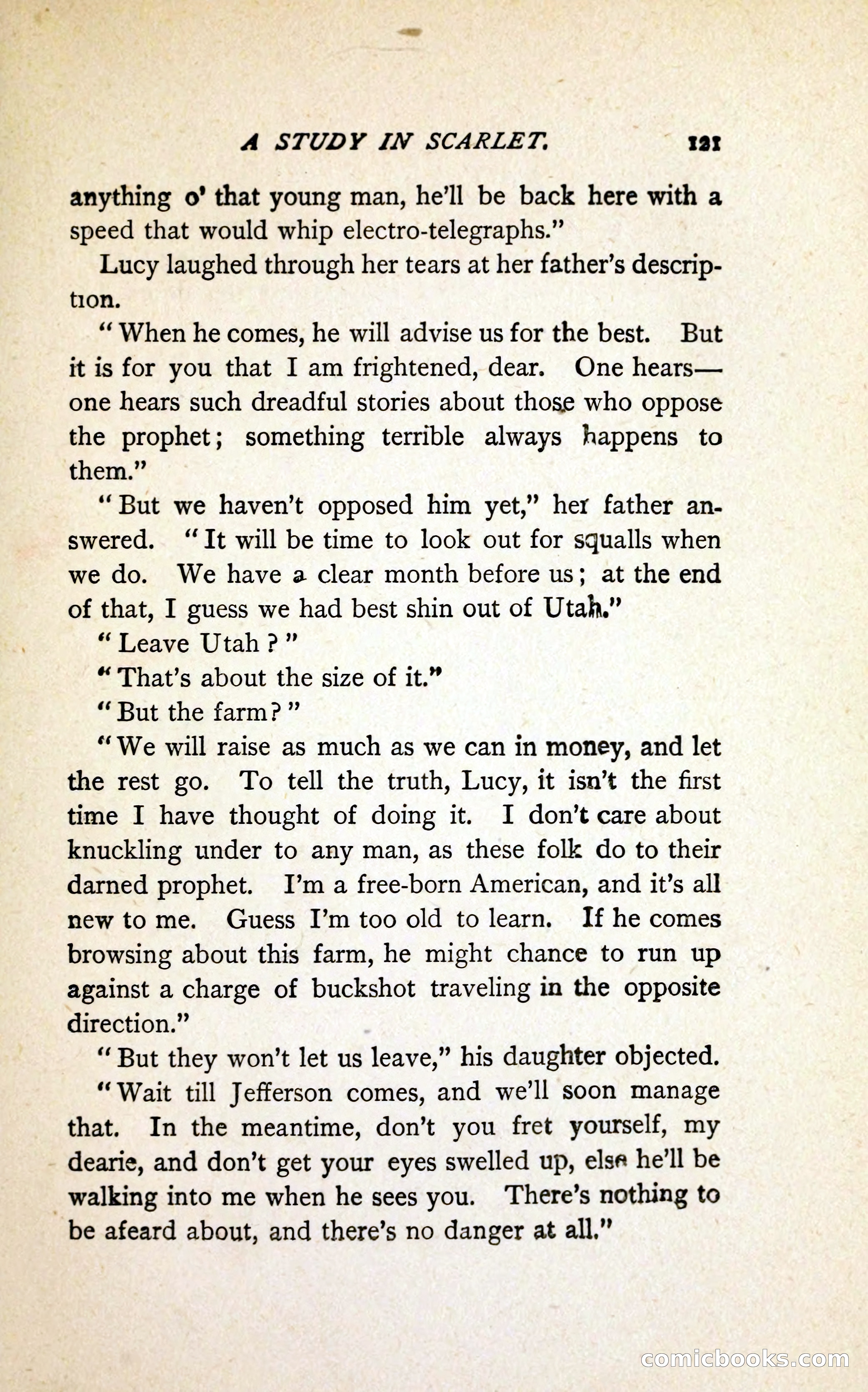 A Study in Scarlet (Serial Edition Cover) — page 129 of 196