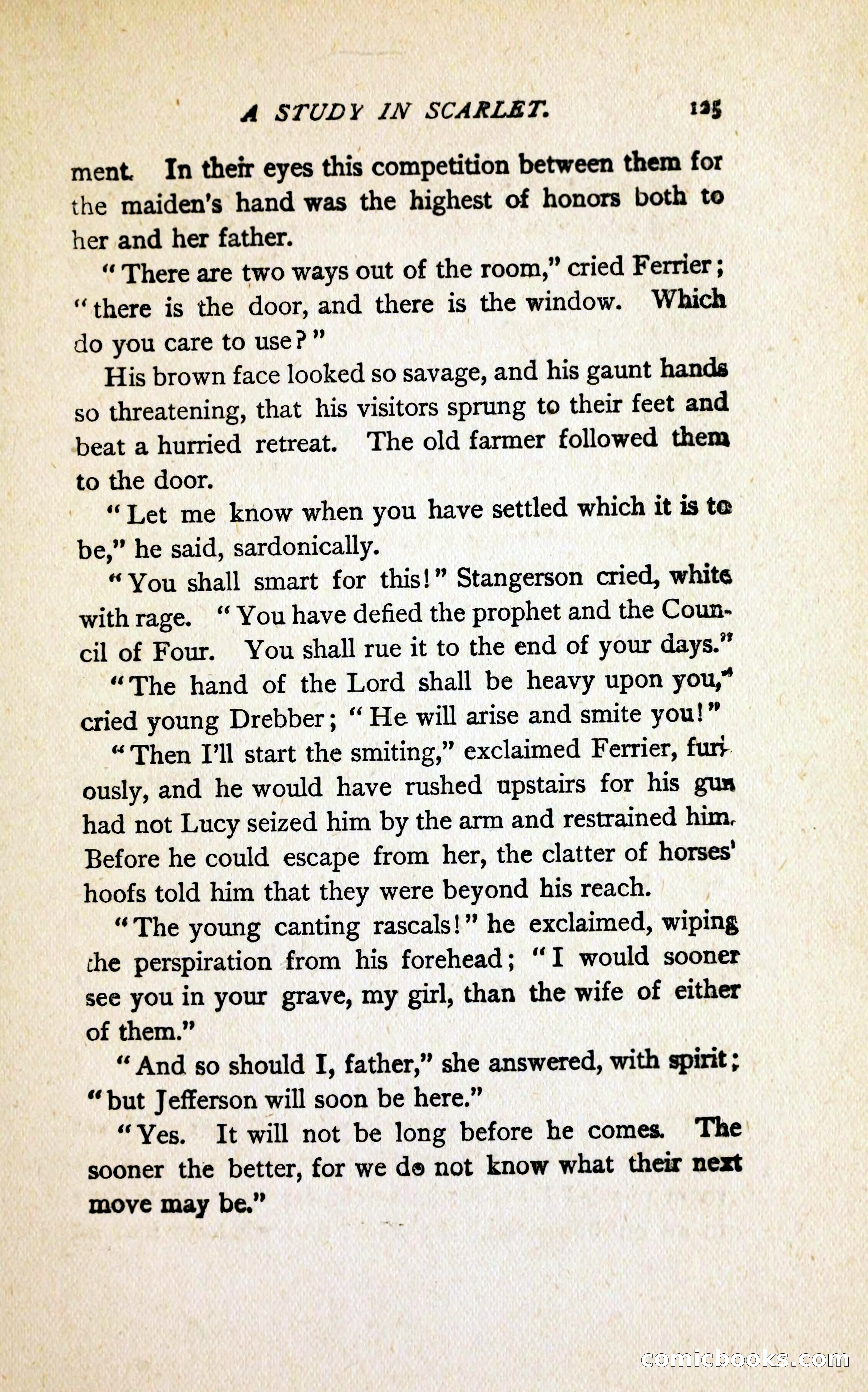 A Study in Scarlet (Serial Edition Cover) — page 133 of 196