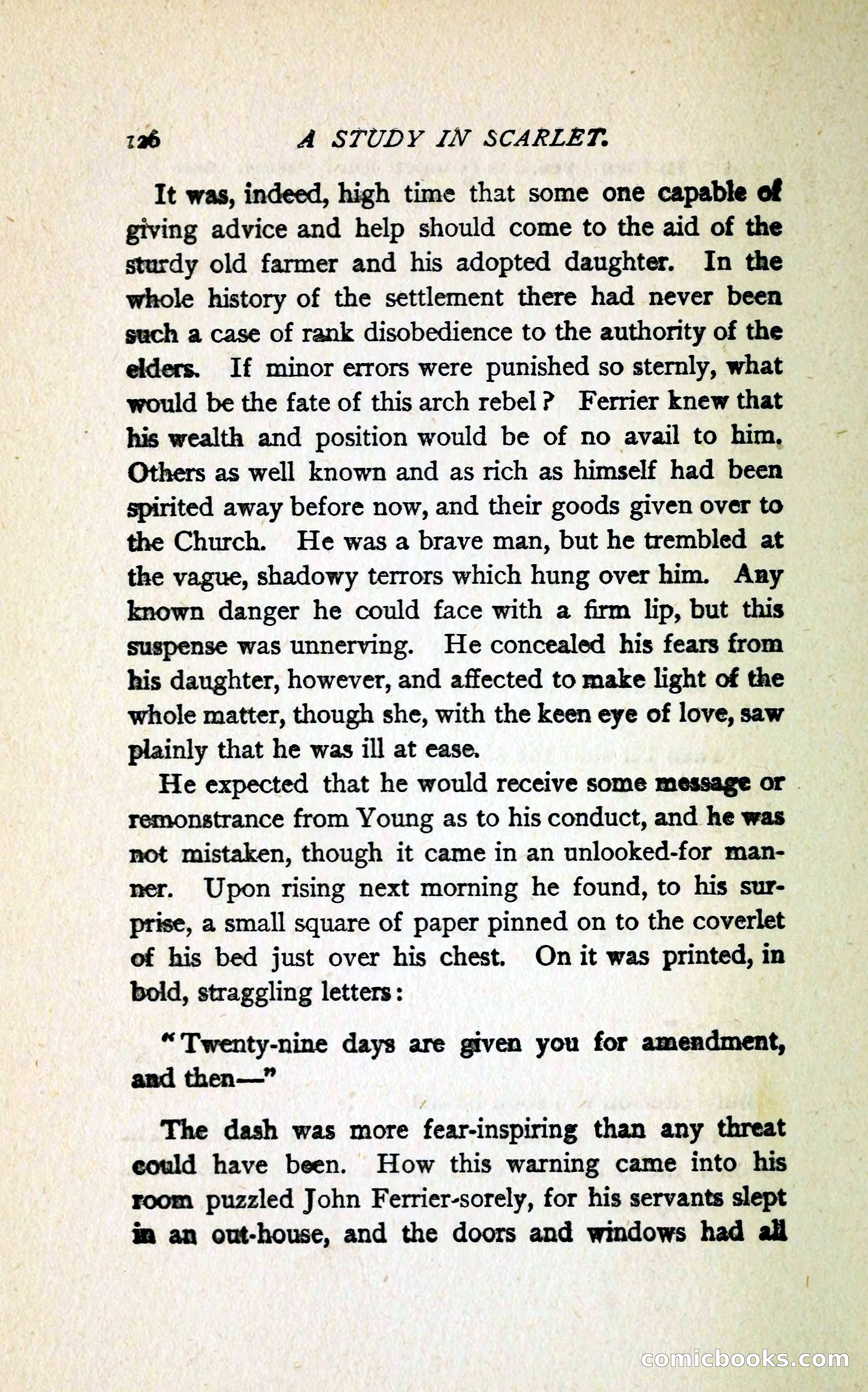 A Study in Scarlet (Serial Edition Cover) — page 134 of 196