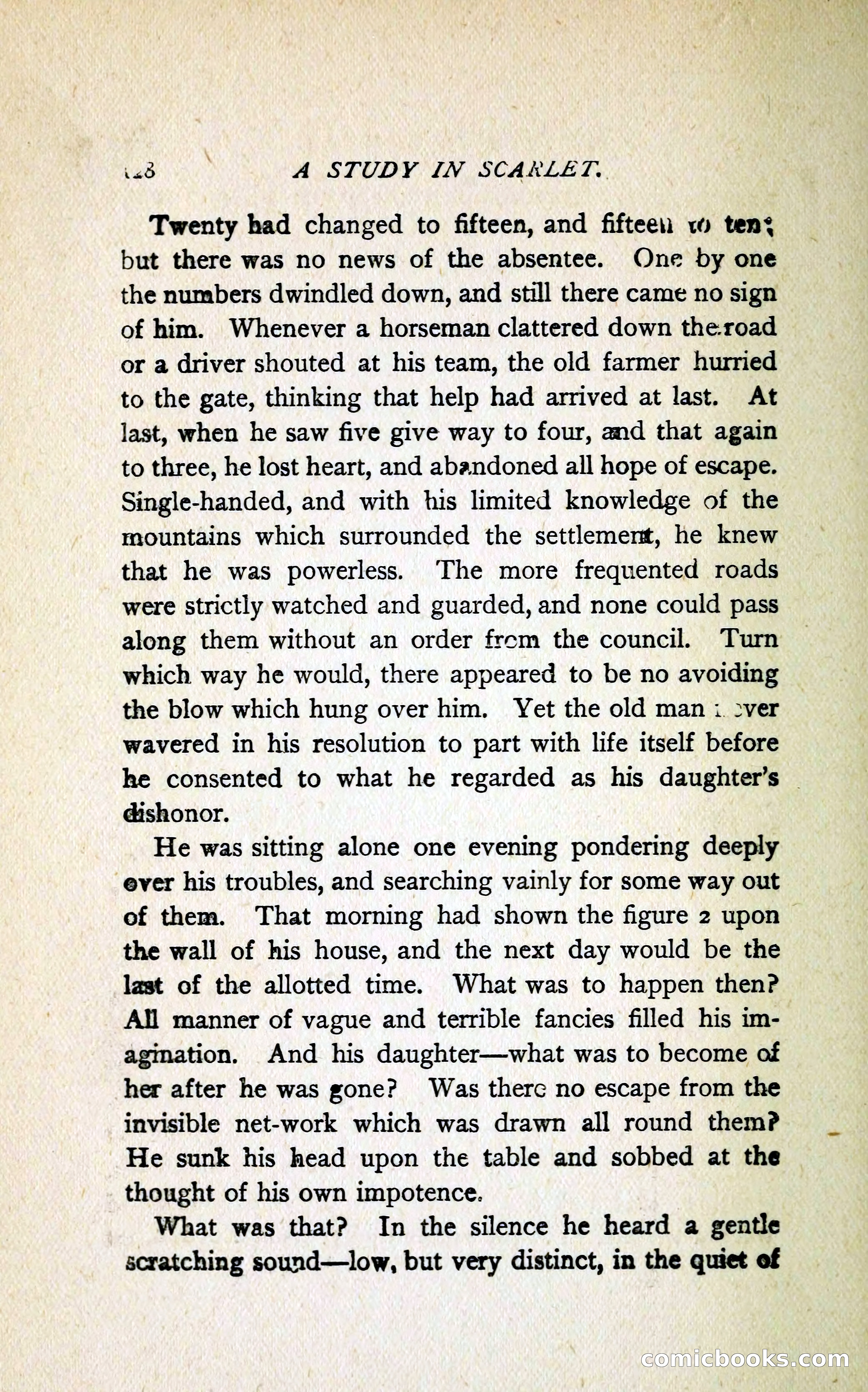A Study in Scarlet (Serial Edition Cover) — page 136 of 196