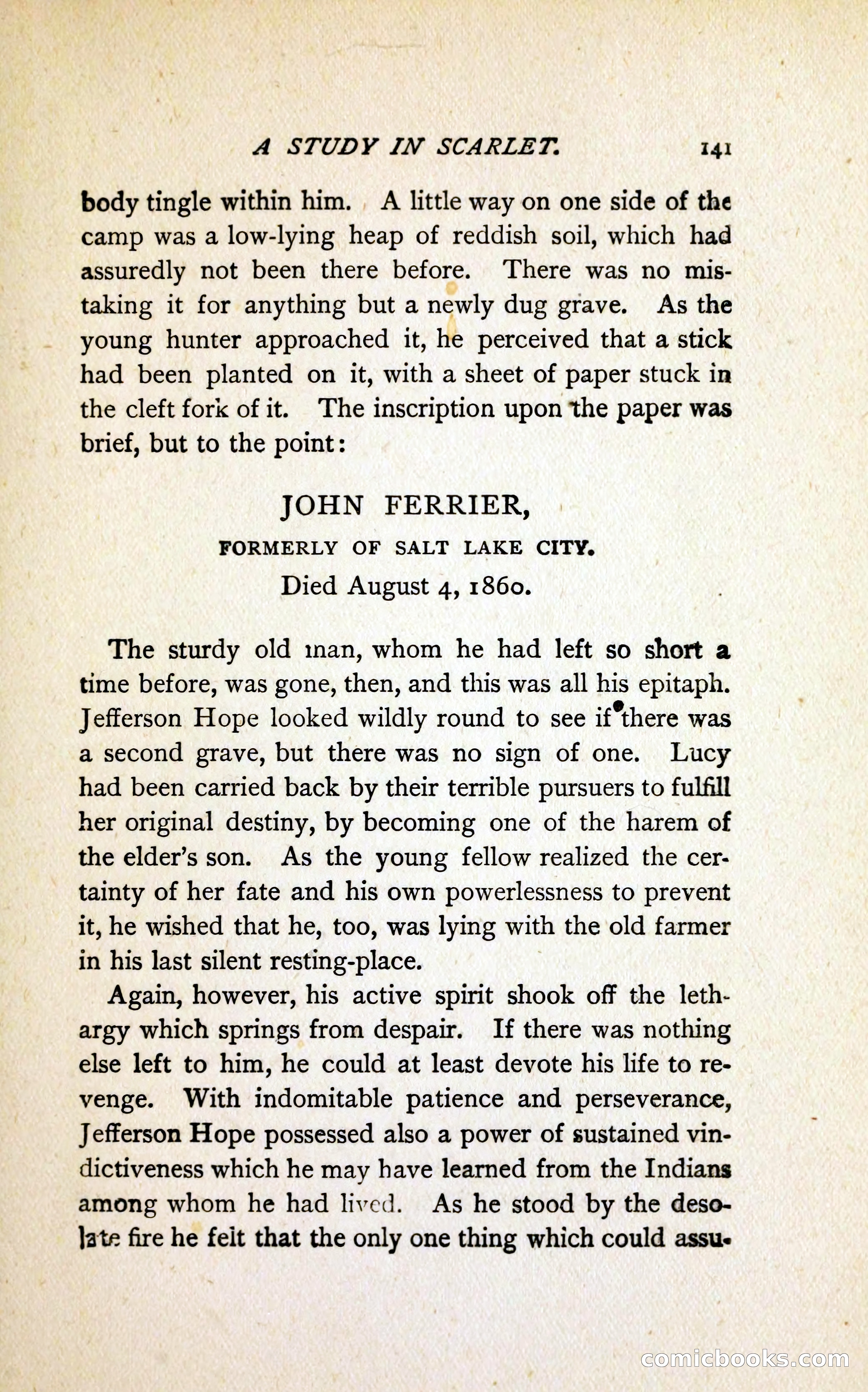 A Study in Scarlet (Serial Edition Cover) — page 149 of 196