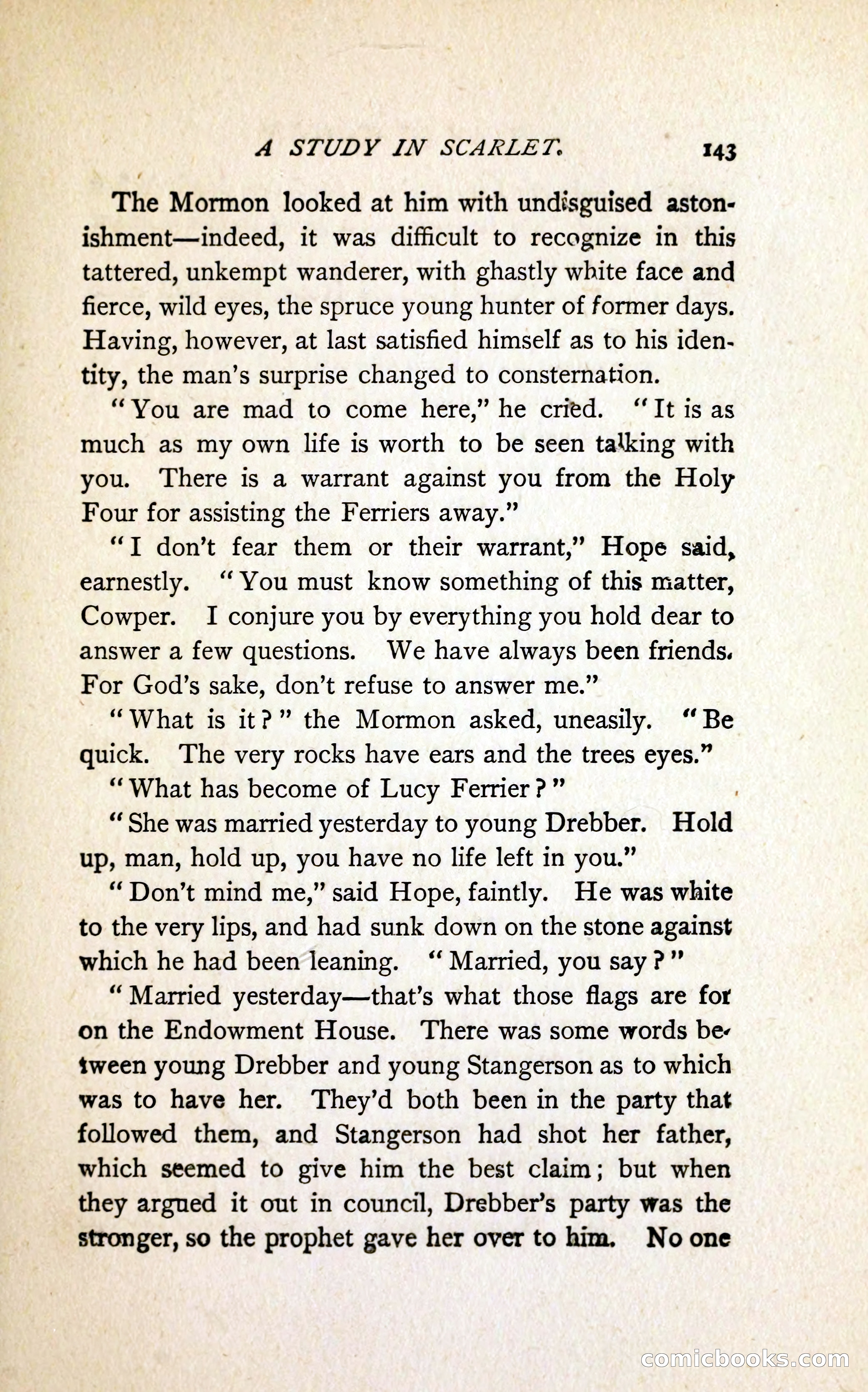 A Study in Scarlet (Serial Edition Cover) — page 151 of 196