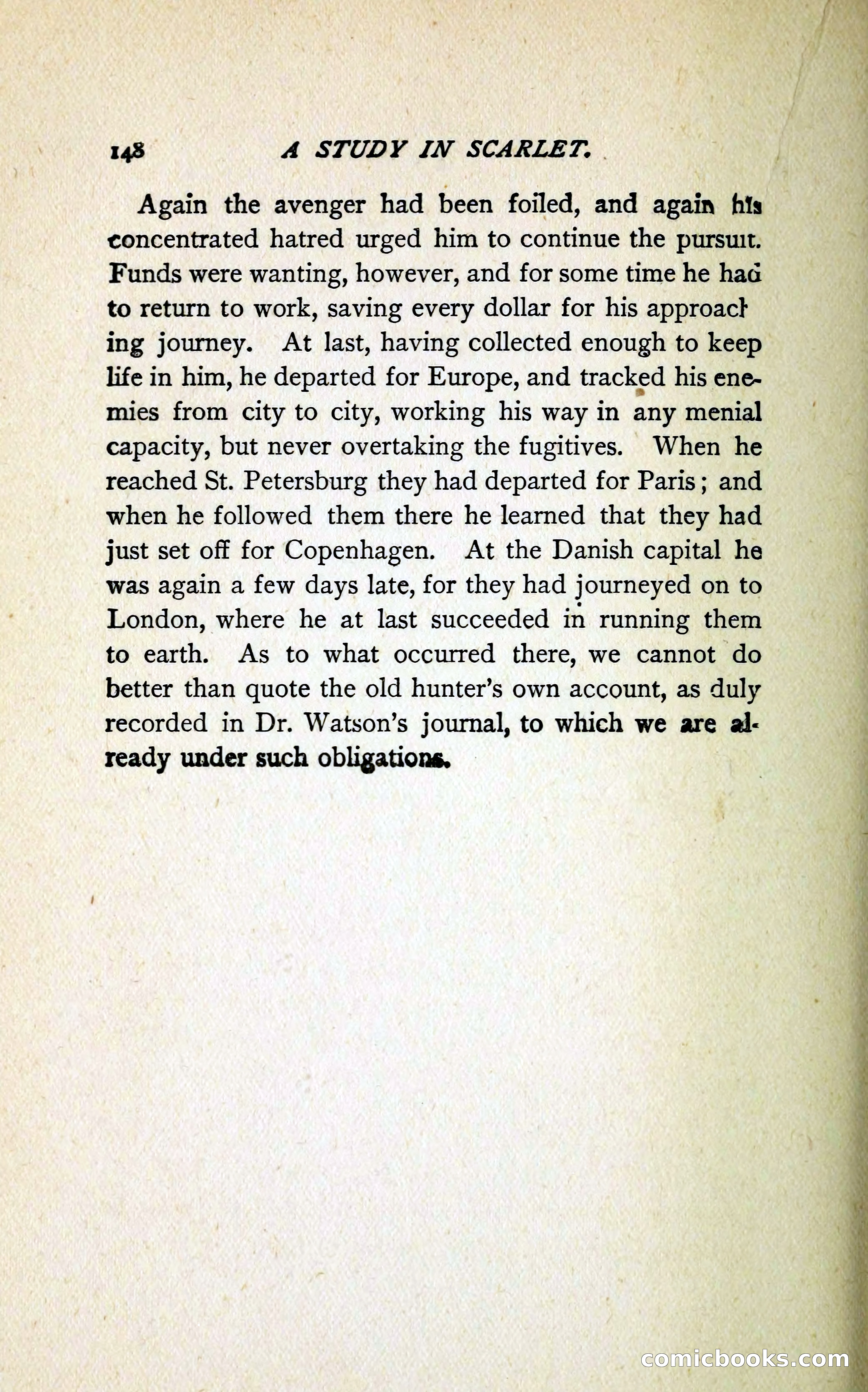 A Study in Scarlet (Serial Edition Cover) — page 156 of 196