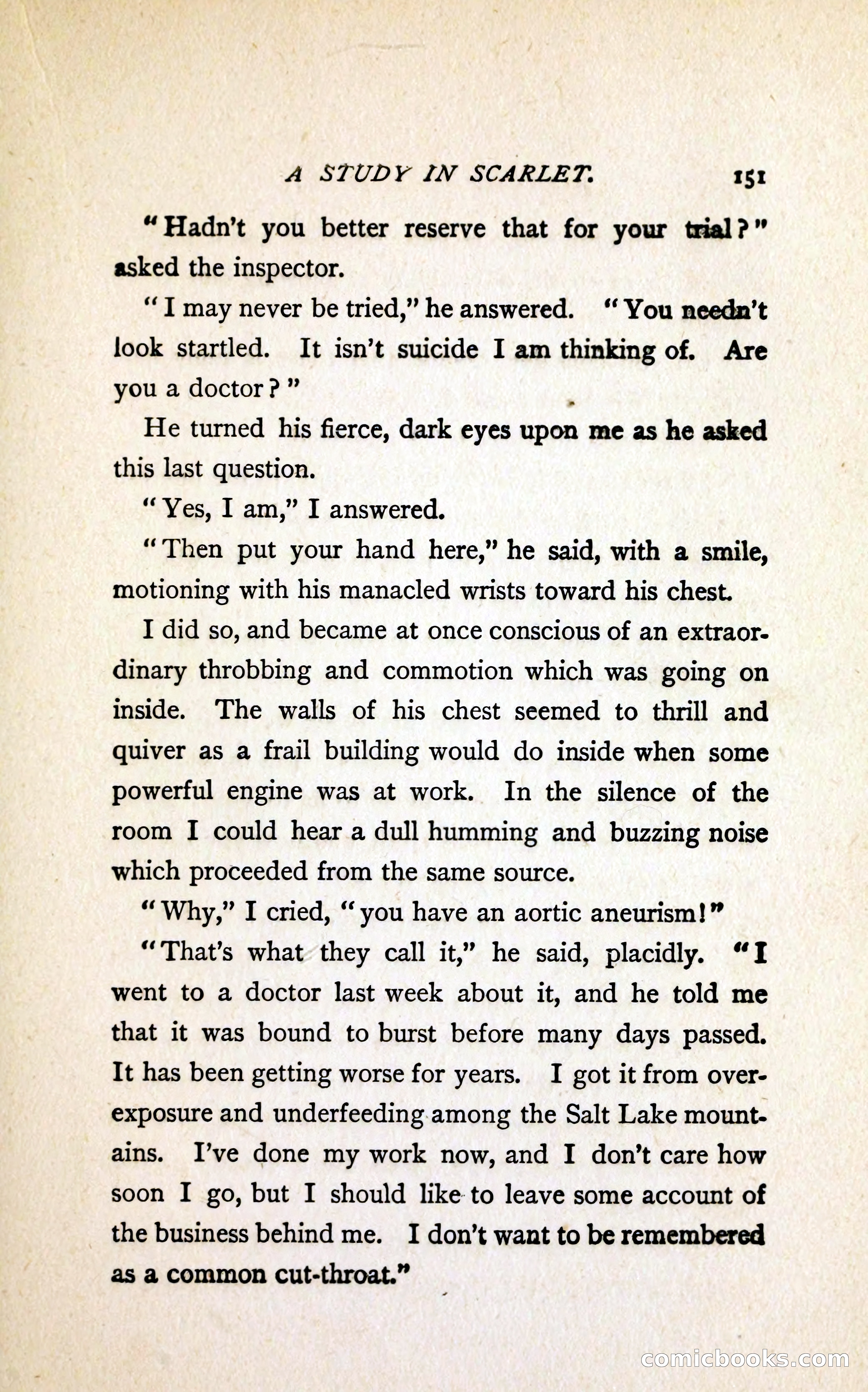 A Study in Scarlet (Serial Edition Cover) — page 159 of 196