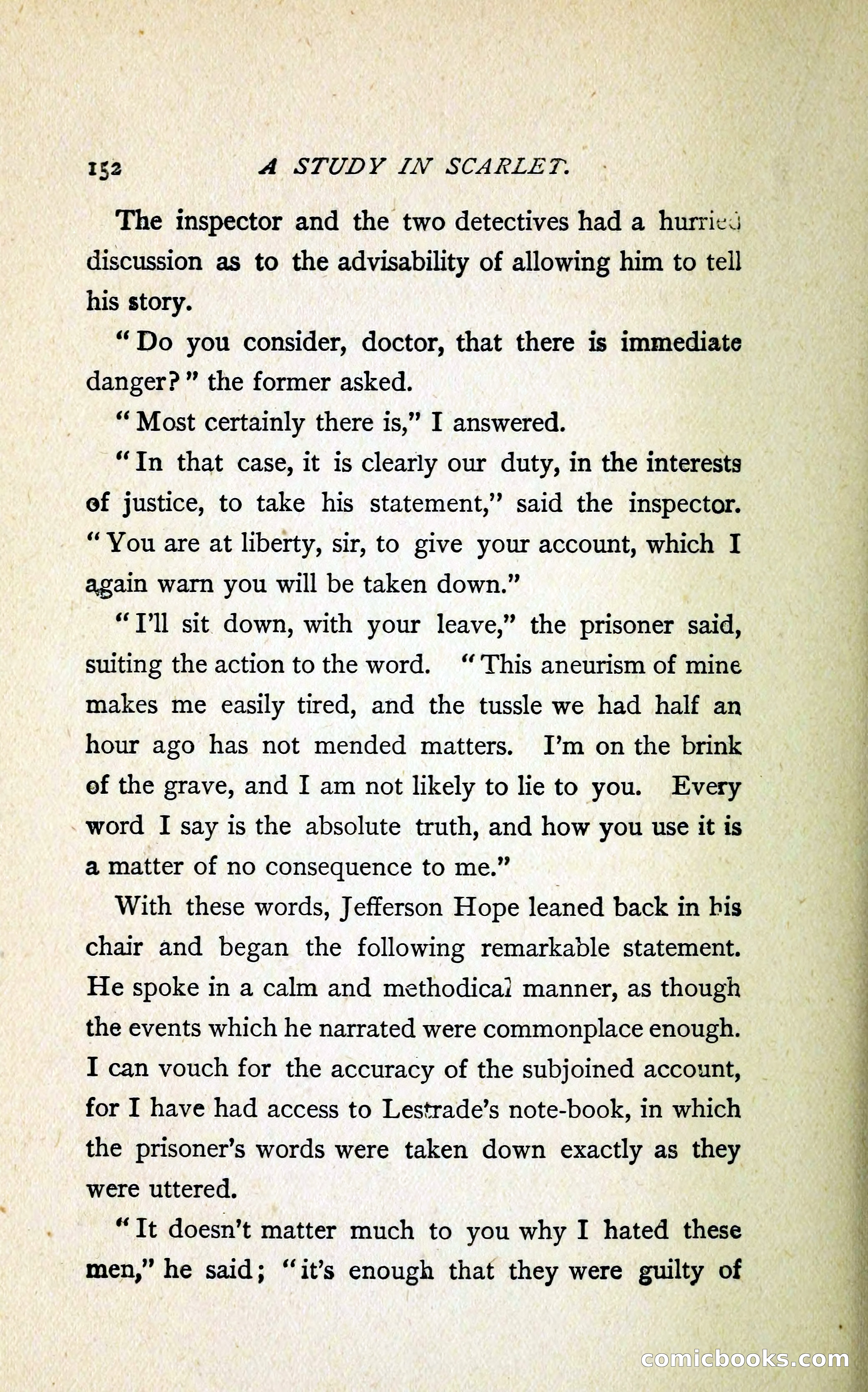 A Study in Scarlet (Serial Edition Cover) — page 160 of 196
