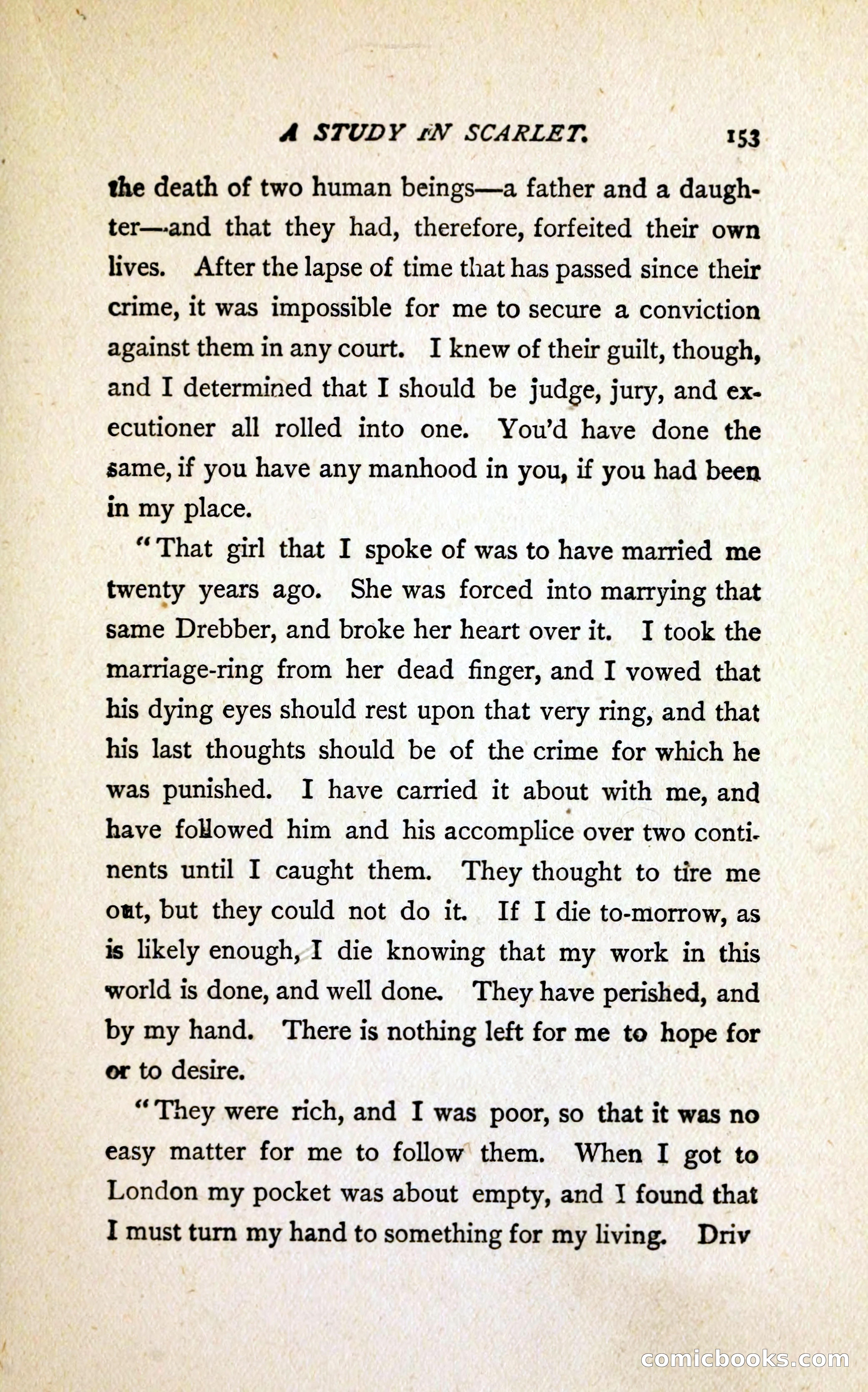 A Study in Scarlet (Serial Edition Cover) — page 161 of 196