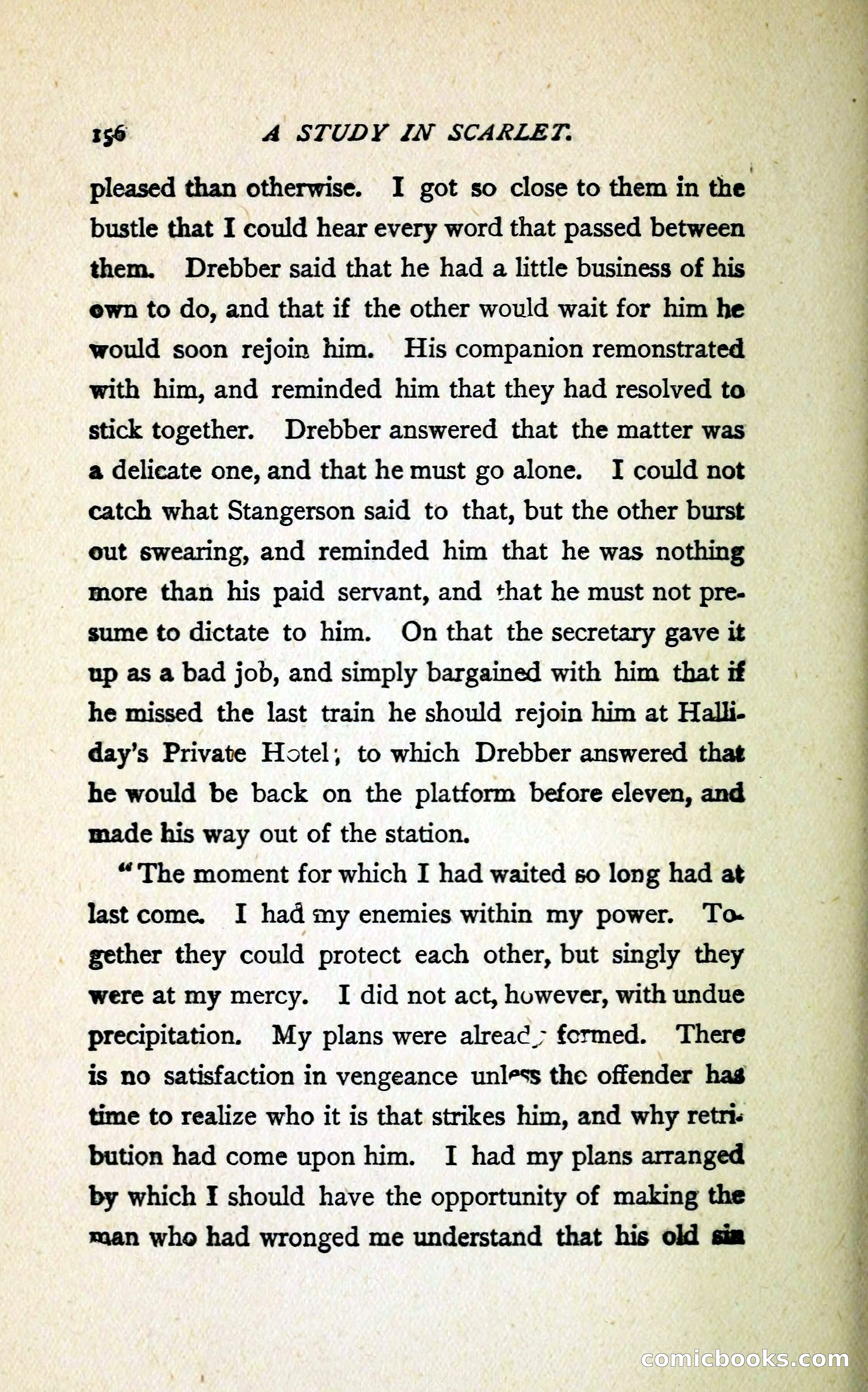 A Study in Scarlet (Serial Edition Cover) — page 164 of 196