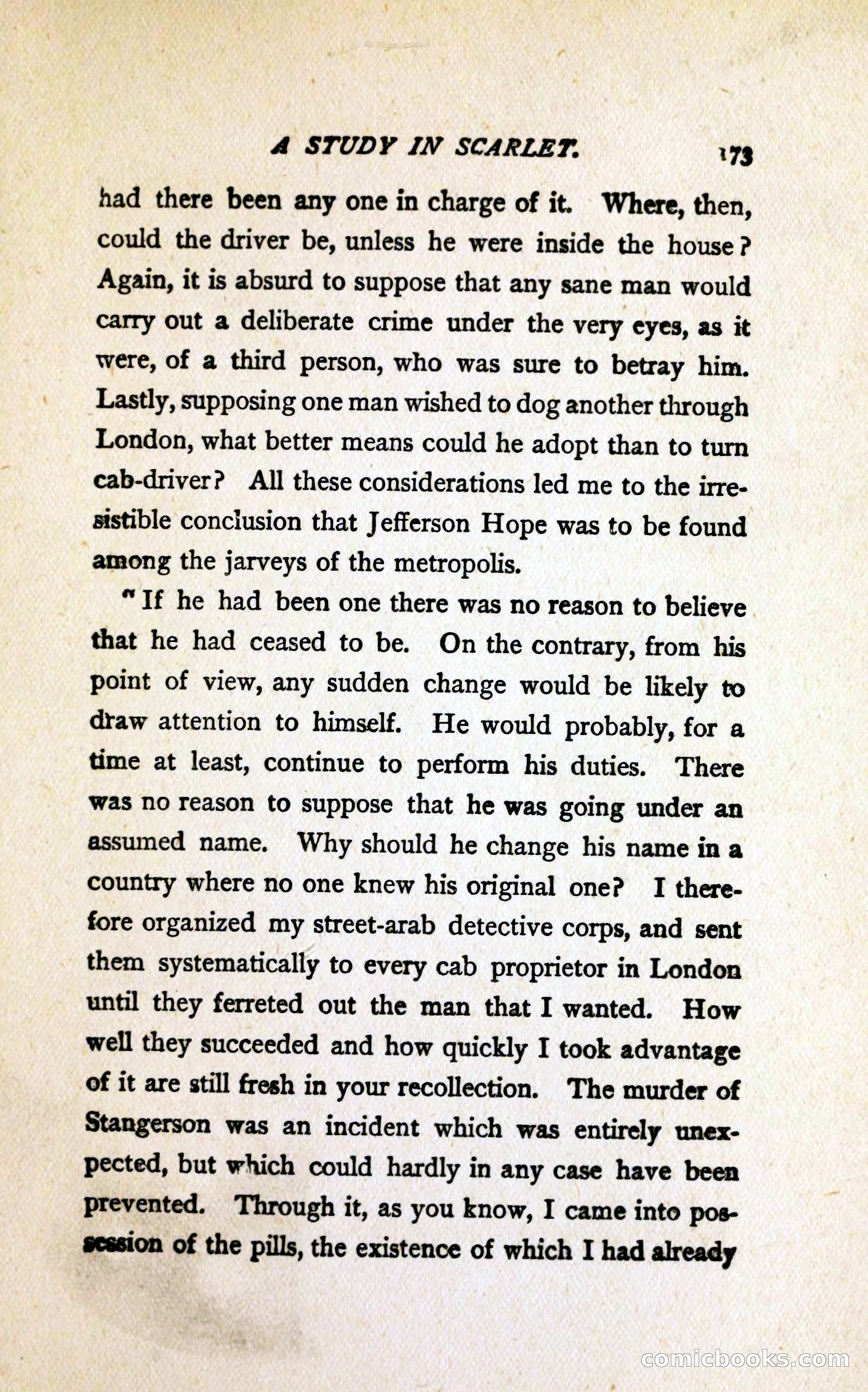 A Study in Scarlet (Serial Edition Cover) — page 181 of 196