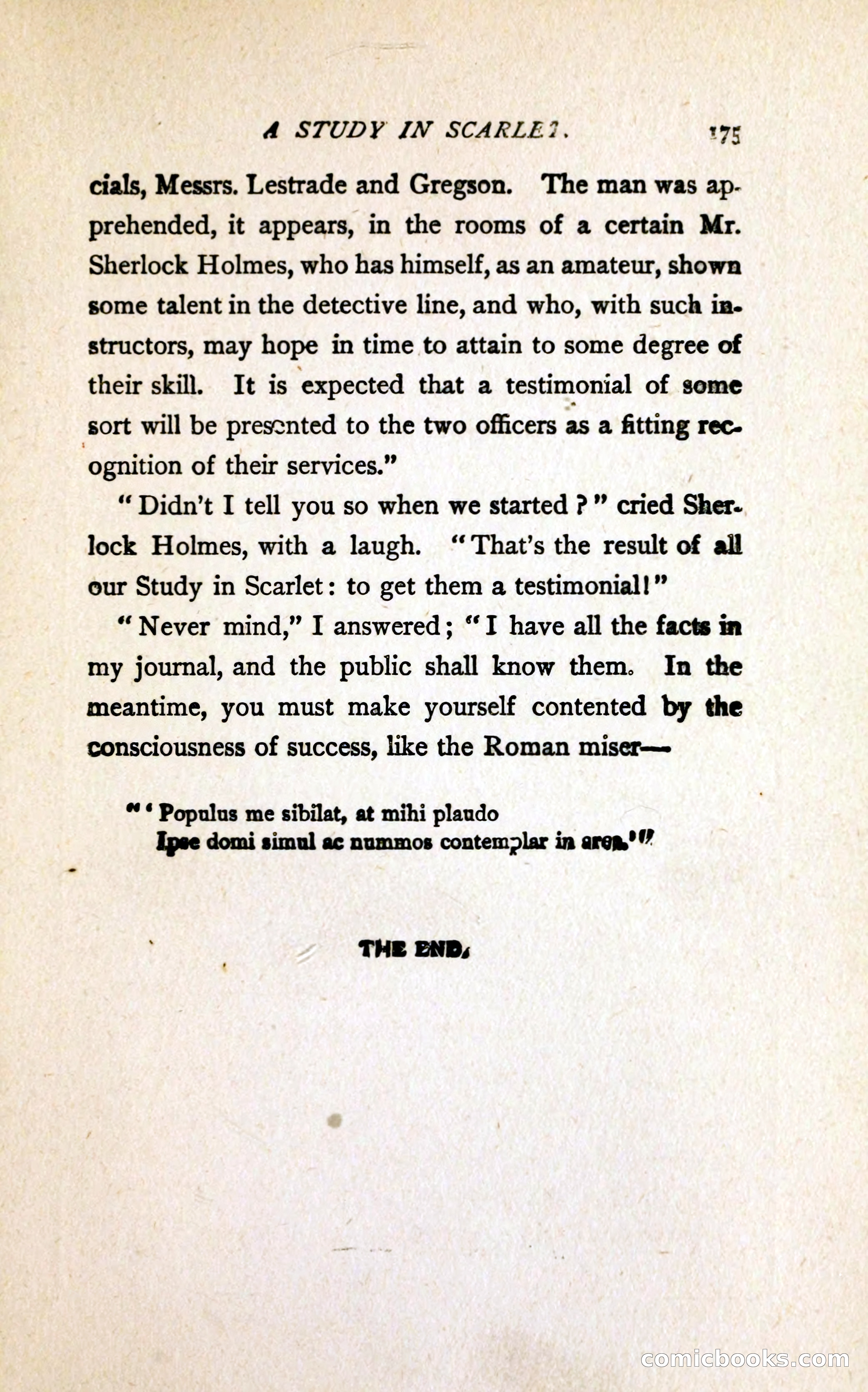 A Study in Scarlet (Serial Edition Cover) — page 183 of 196