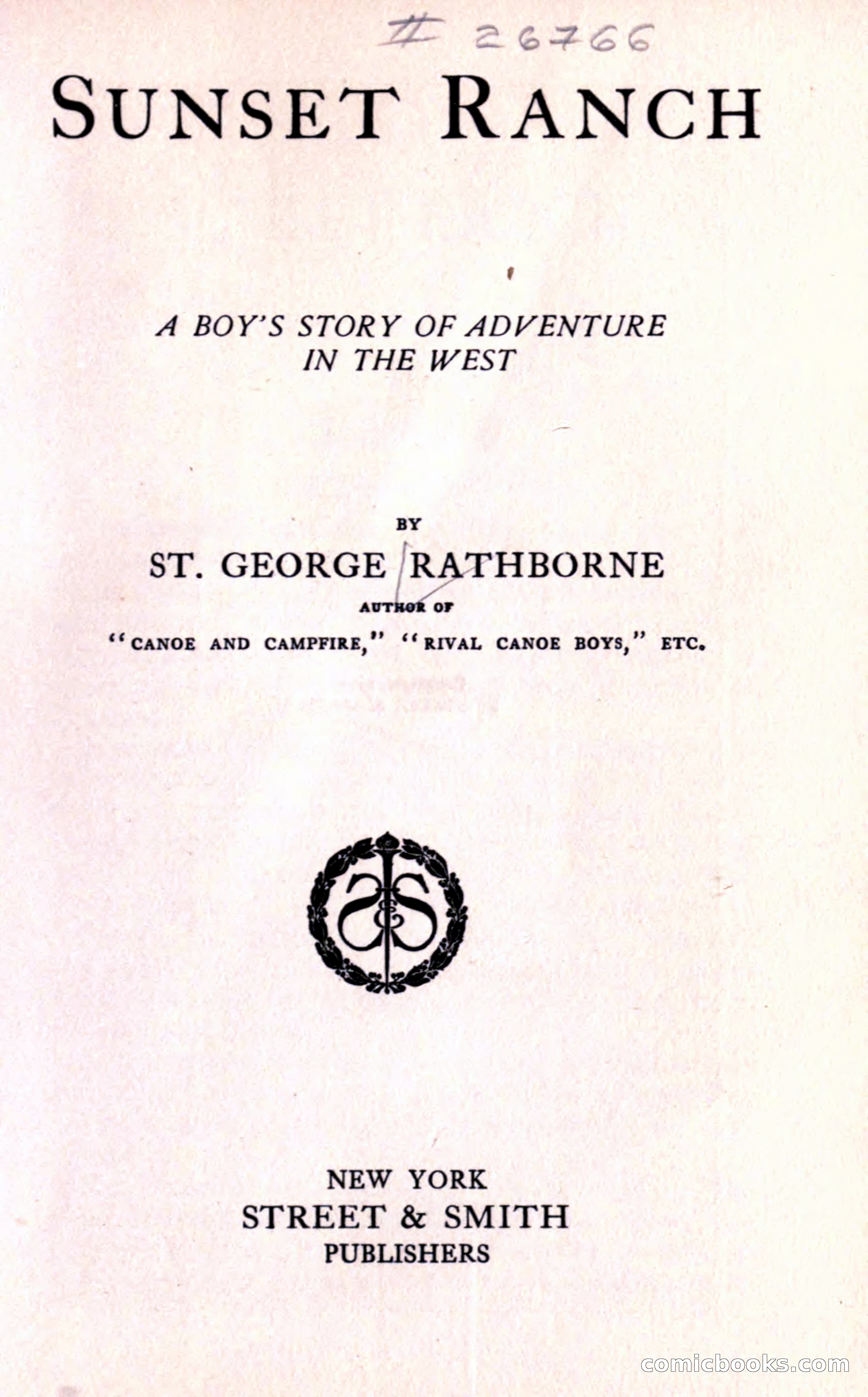 Sunset Ranch: A Story of a Boy's Adventures in the West — page 11 of 291