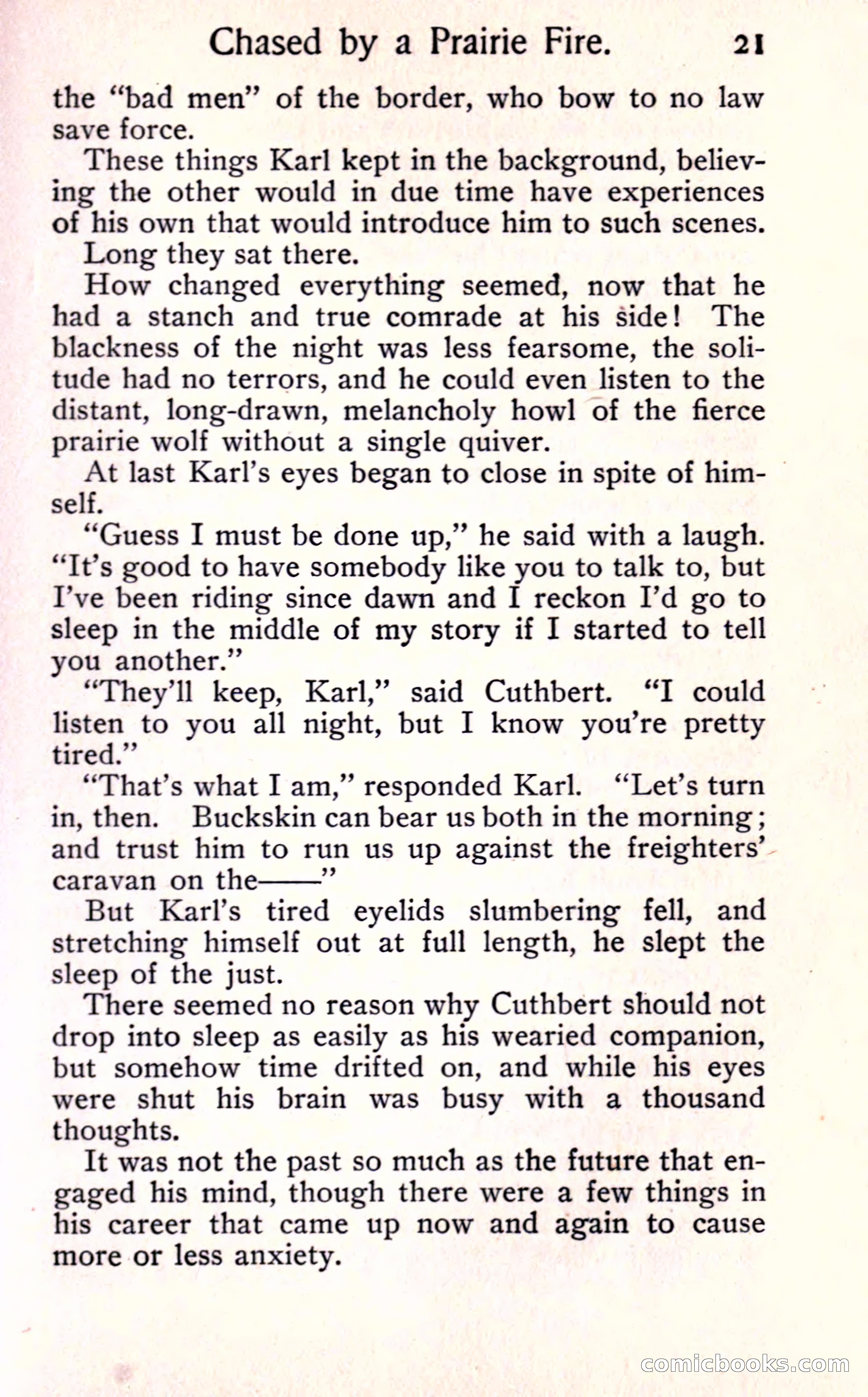 Sunset Ranch: A Story of a Boy's Adventures in the West — page 27 of 291