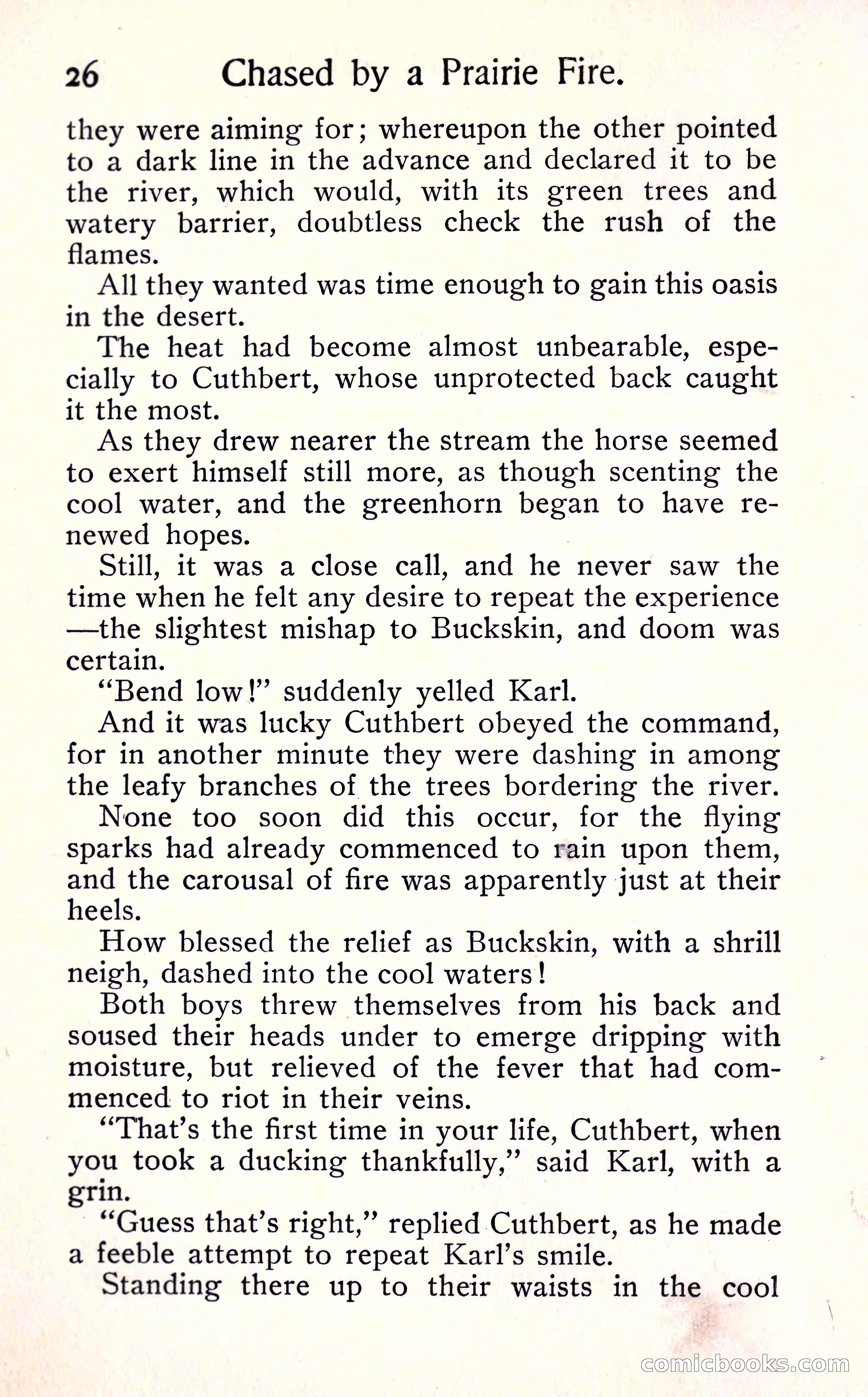 Sunset Ranch: A Story of a Boy's Adventures in the West — page 32 of 291