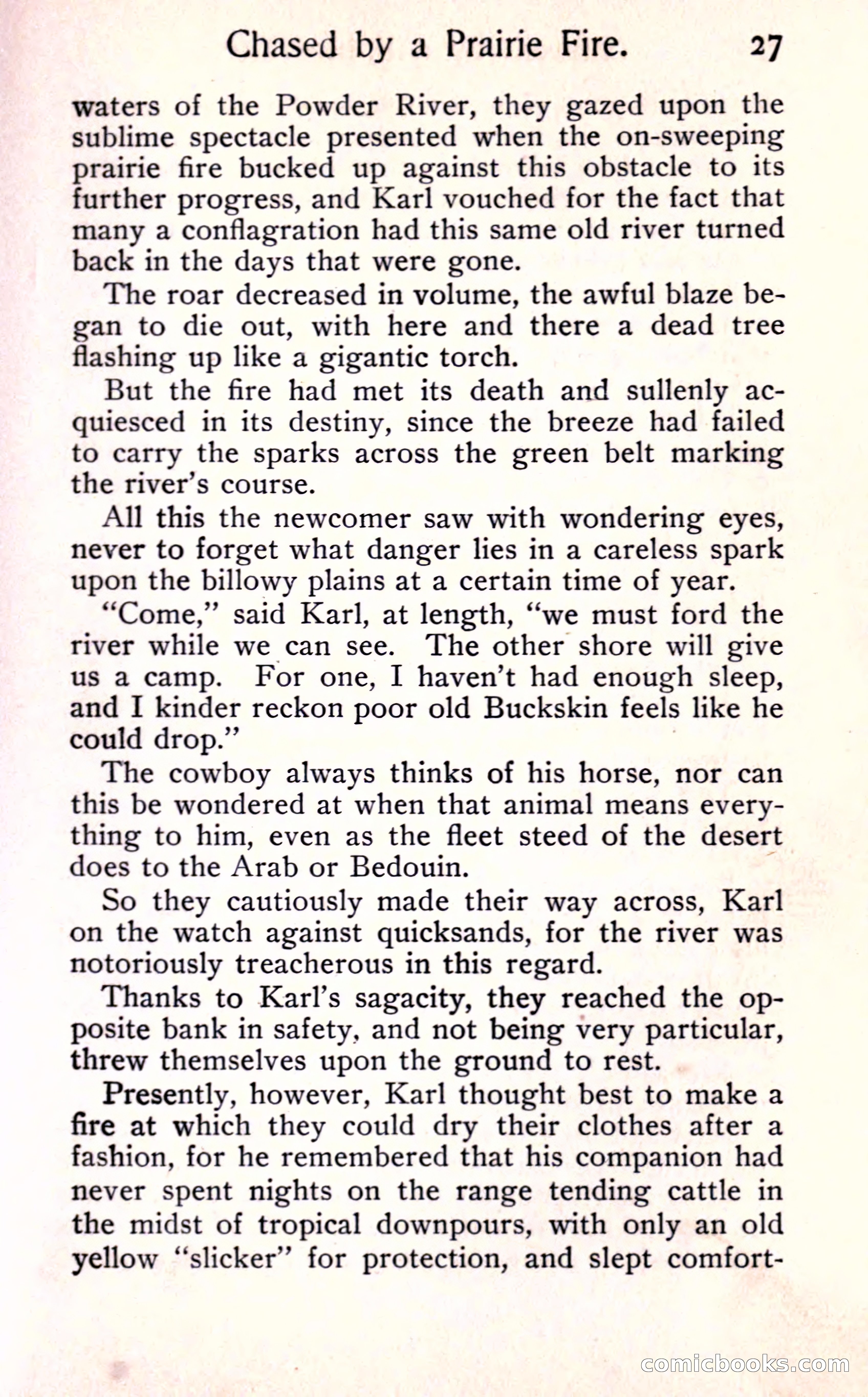 Sunset Ranch: A Story of a Boy's Adventures in the West — page 33 of 291