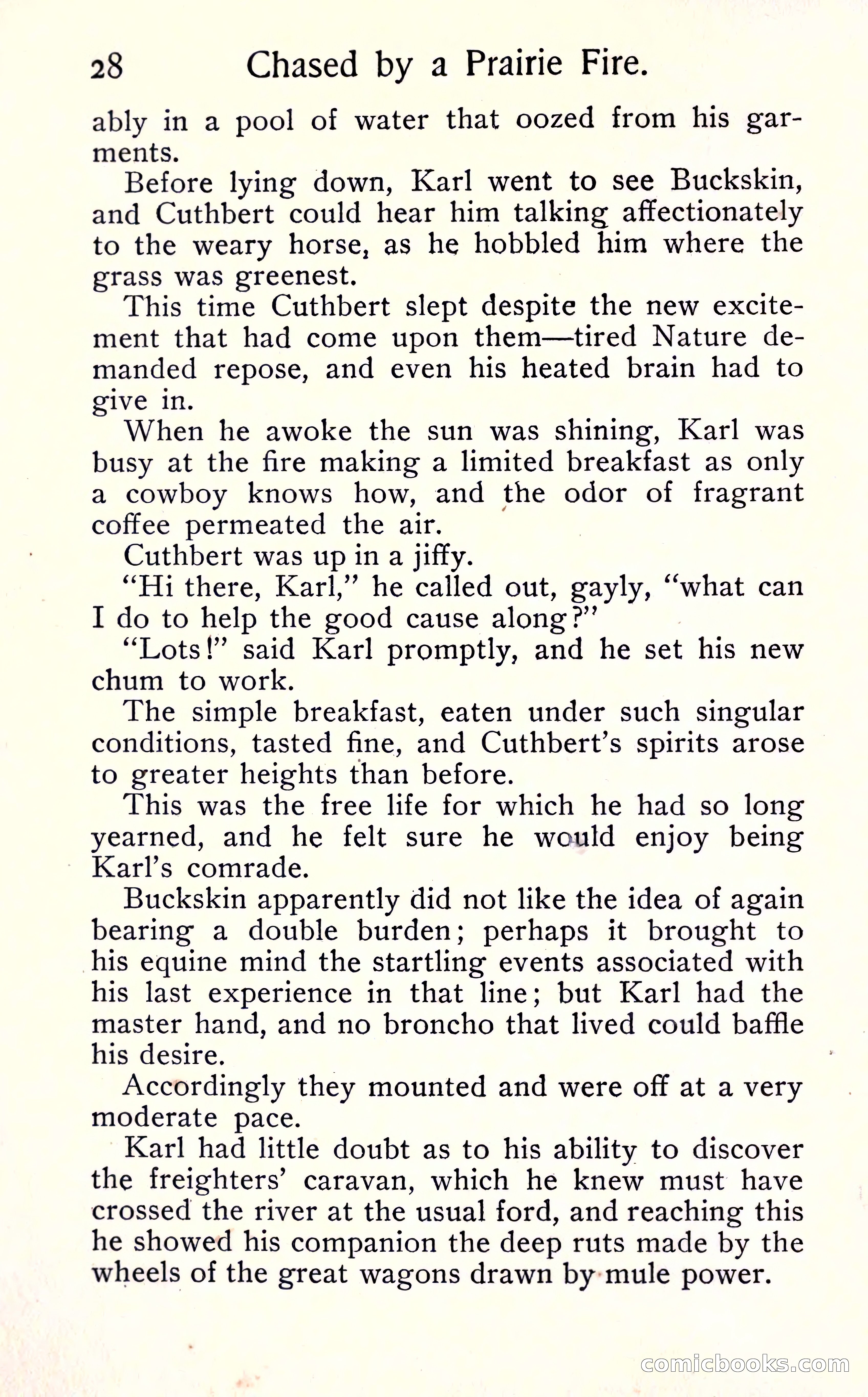 Sunset Ranch: A Story of a Boy's Adventures in the West — page 34 of 291