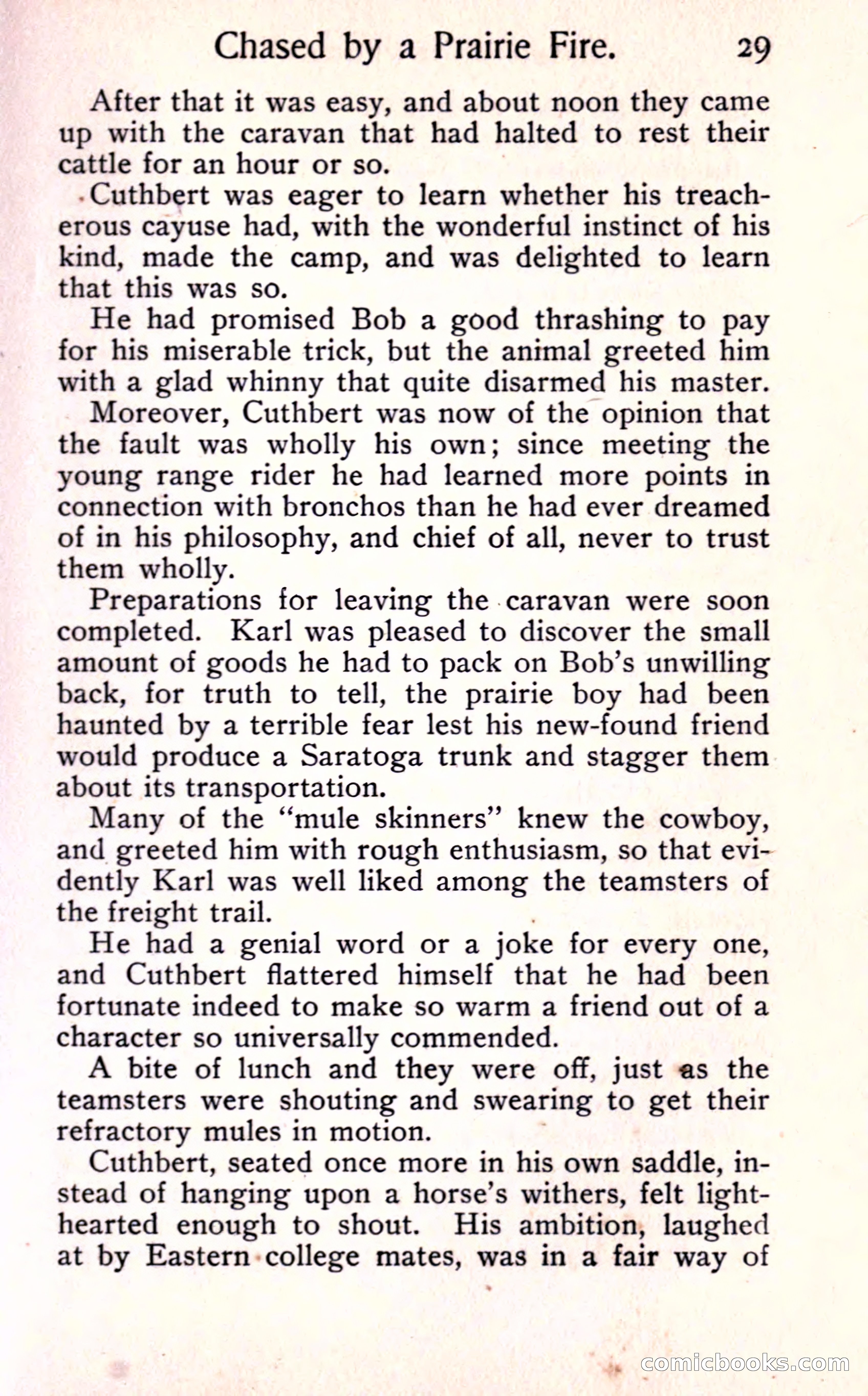 Sunset Ranch: A Story of a Boy's Adventures in the West — page 35 of 291