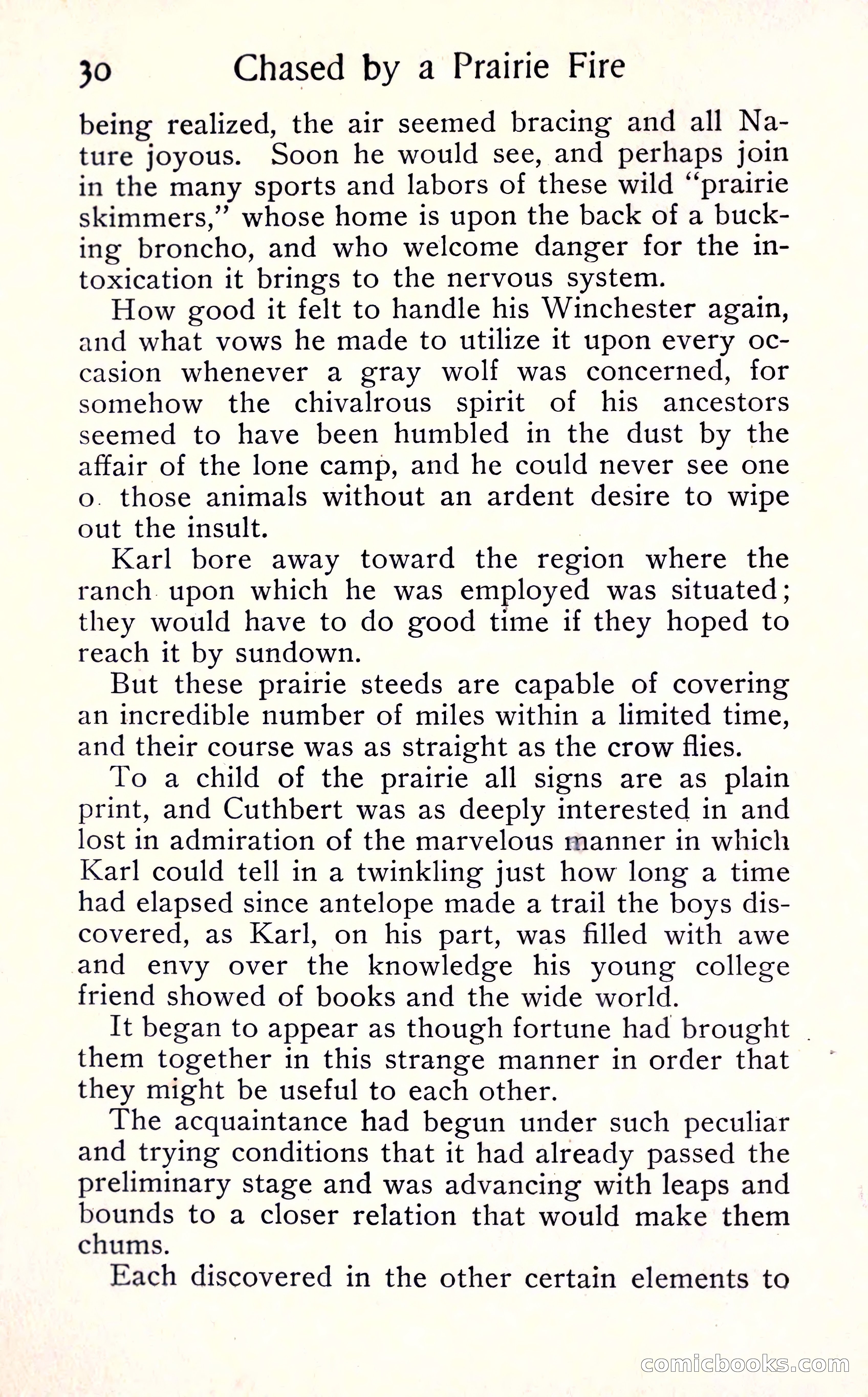 Sunset Ranch: A Story of a Boy's Adventures in the West — page 36 of 291