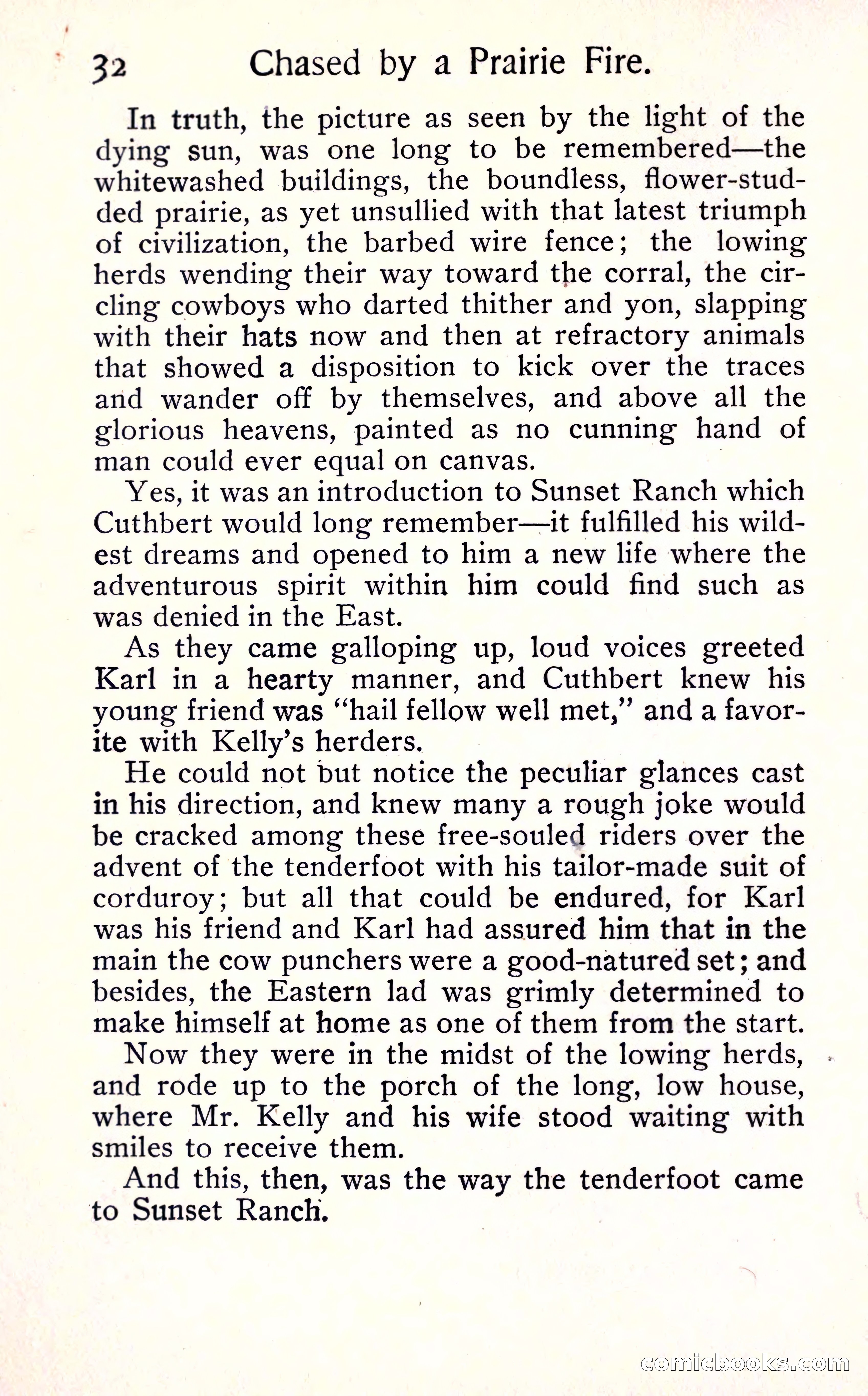 Sunset Ranch: A Story of a Boy's Adventures in the West — page 38 of 291
